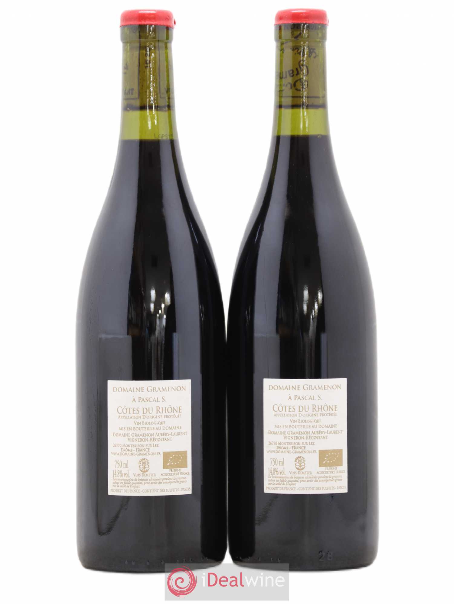 Côtes-du-Rhône A Pascal S. Gramenon (Domaine) 2015 - Lot de 2 bouteilles - 1