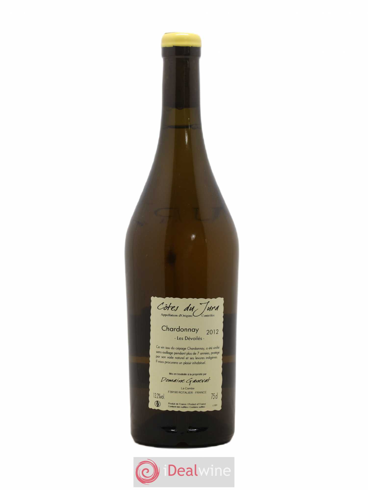 Côtes du Jura Les Dévoilés Jean-François Ganevat (Domaine) 2012 - Lot de 1 bouteille - 1