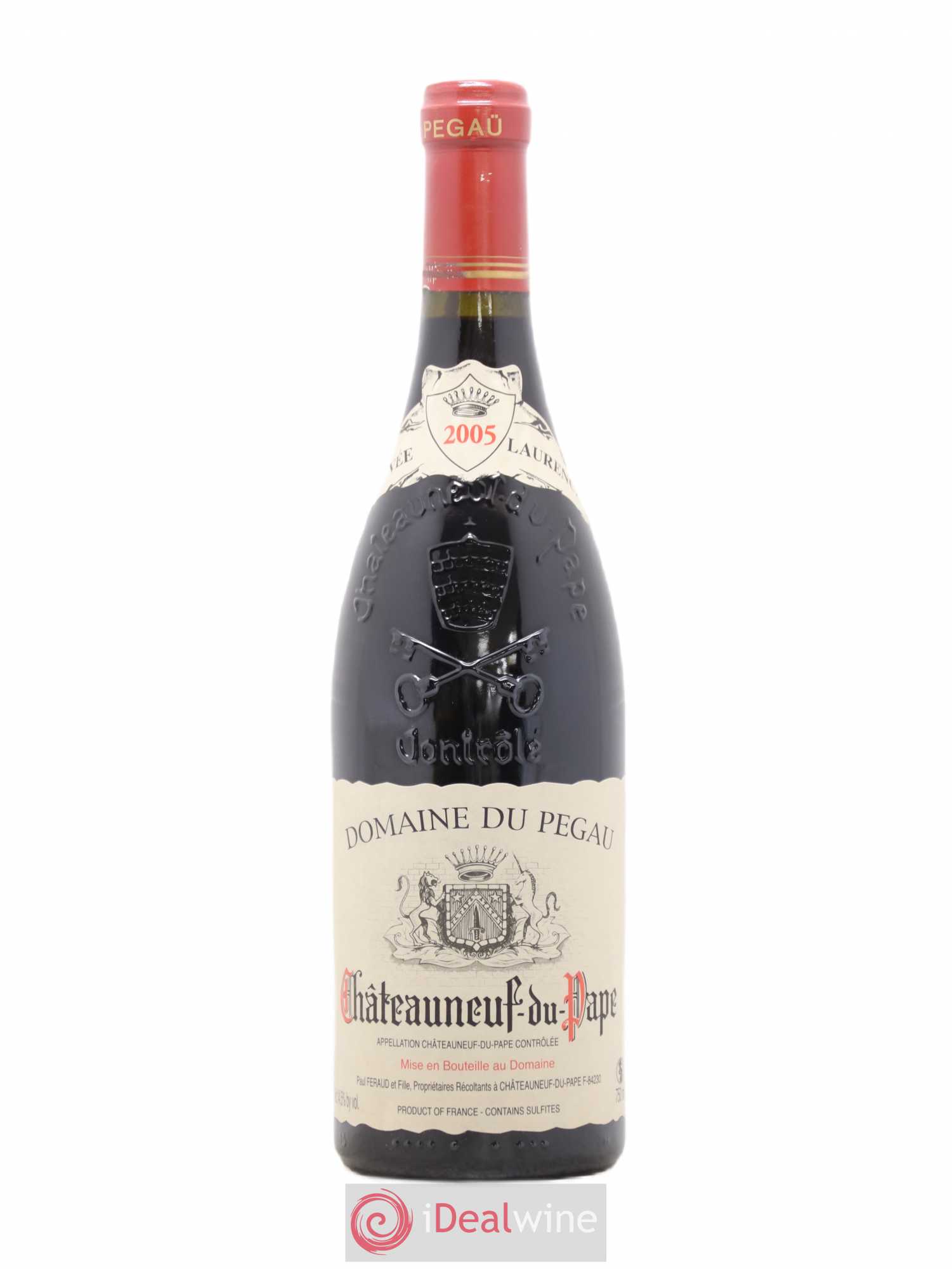 Châteauneuf-du-Pape Domaine du Pégau Cuvée Laurence Paul et Laurence Féraud 2005 - Lot de 1 bouteille - 0