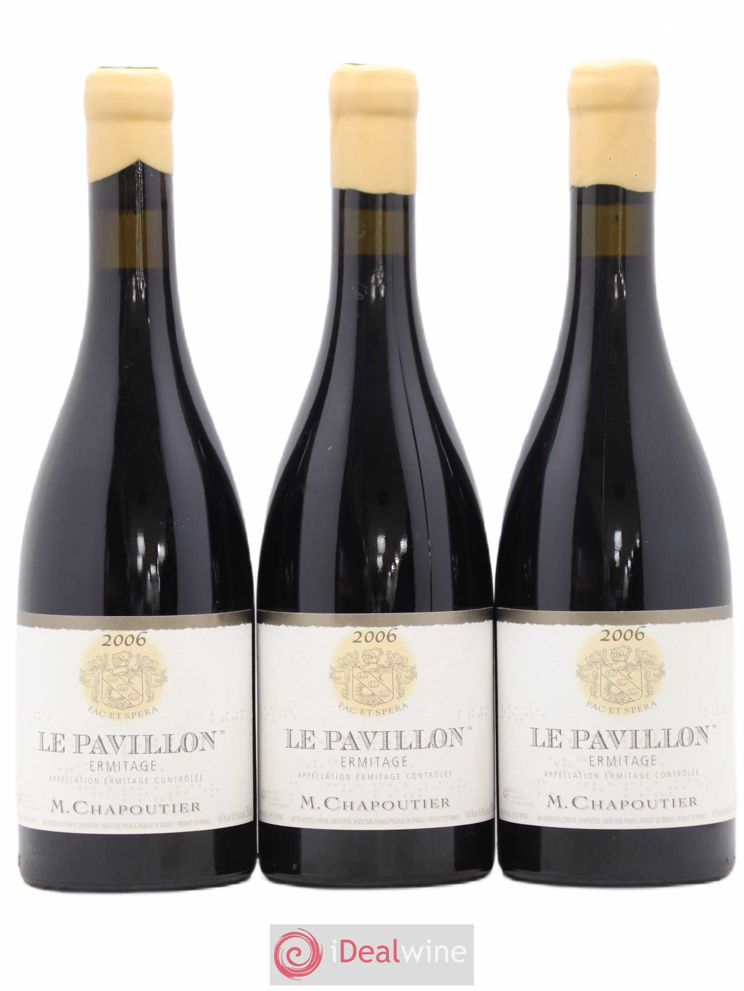 Hermitage Ermitage Le Pavillon Chapoutier 2006 - Lot de 6 bouteilles - 1
