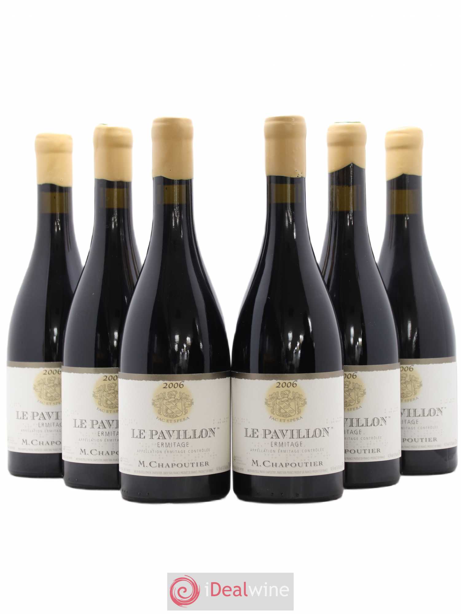 Hermitage Ermitage Le Pavillon Chapoutier 2006 - Lot de 6 bouteilles - 0