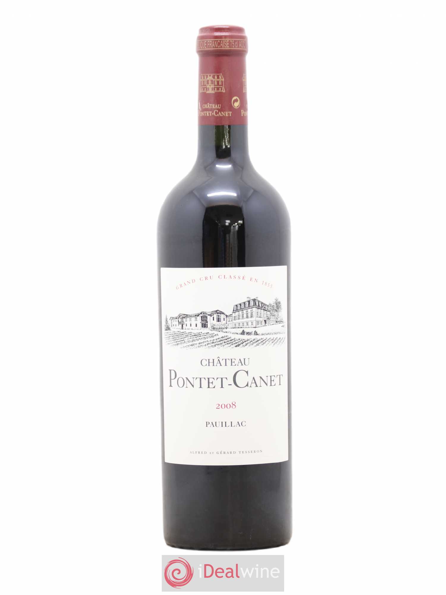 Château Pontet Canet 5ème Grand Cru Classé 2008 - Lot de 1 bouteille - 0