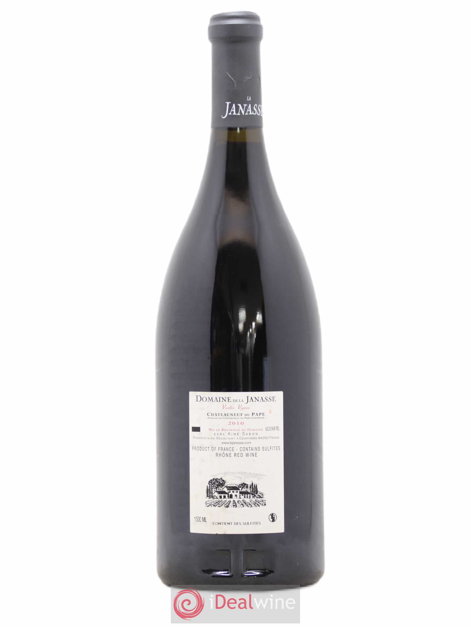 Châteauneuf-du-Pape Cuvée Vieilles Vignes La Janasse (Domaine de) 2010 - Lot de 1 magnum - 1