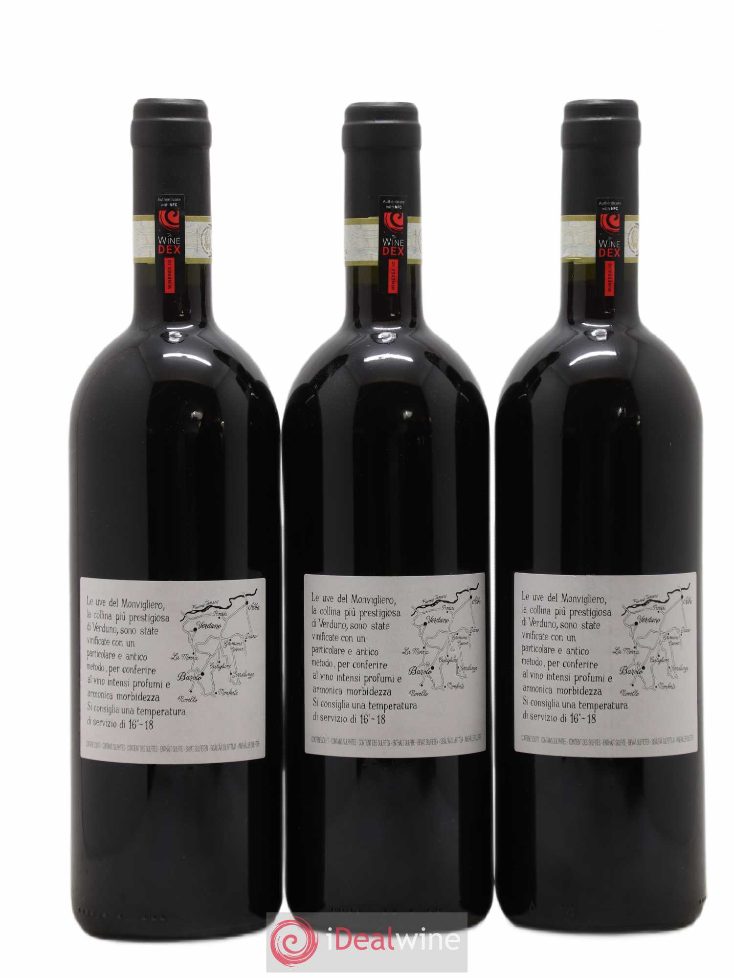 Barolo DOCG Monvigliero Comm. Giovan Battista Burlotto 2015 - Lot de 3 bouteilles - 1