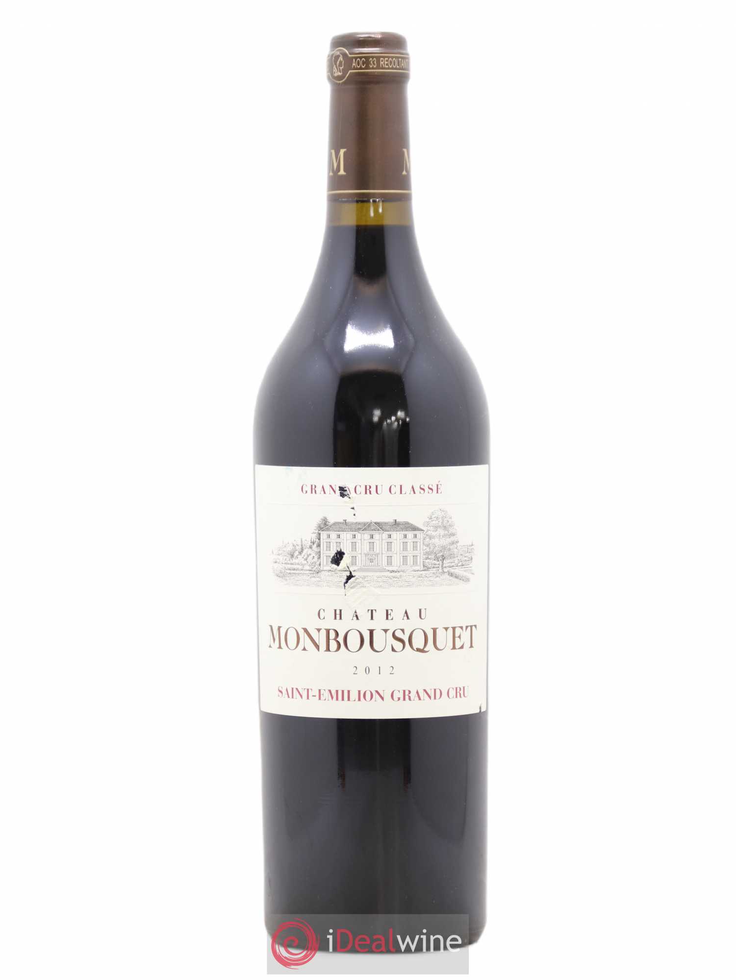 Château Monbousquet Grand Cru Classé 2012 - Lot de 1 bouteille - 0
