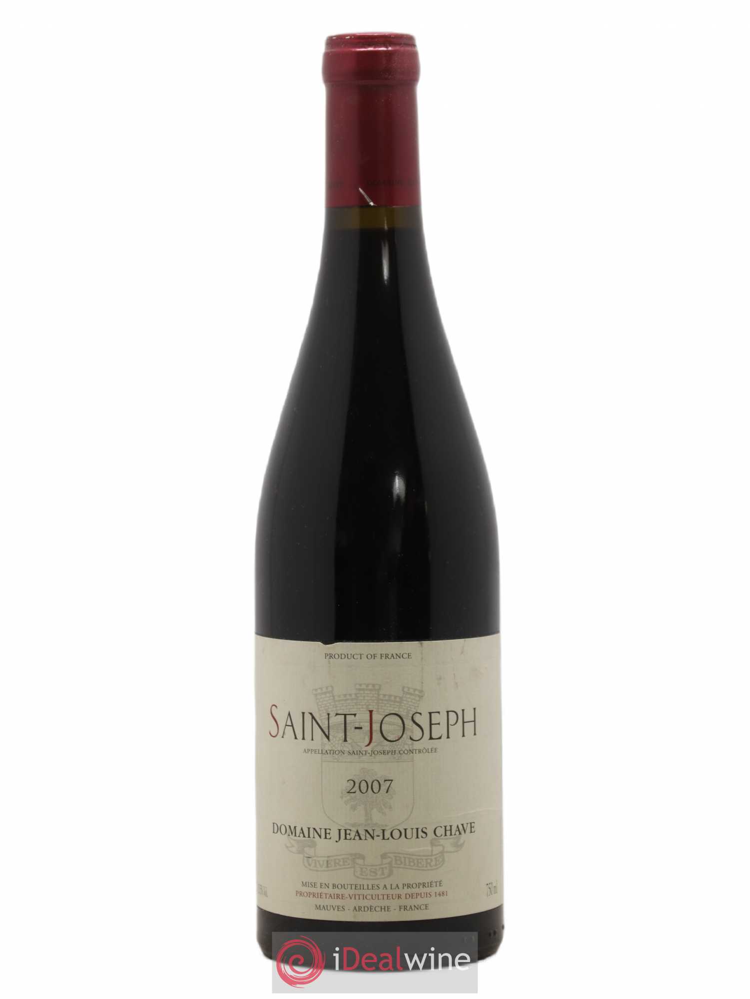 Saint-Joseph Jean-Louis Chave 2007 - Lot de 1 bouteille - 0