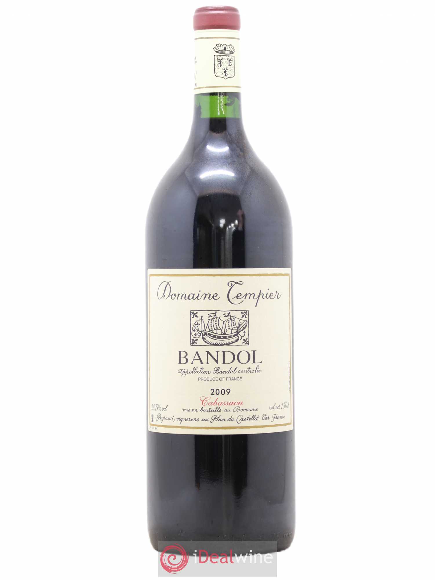 Bandol Domaine Tempier Cuvée Cabassaou Famille Peyraud 2009 - Lot de 1 magnum - 0