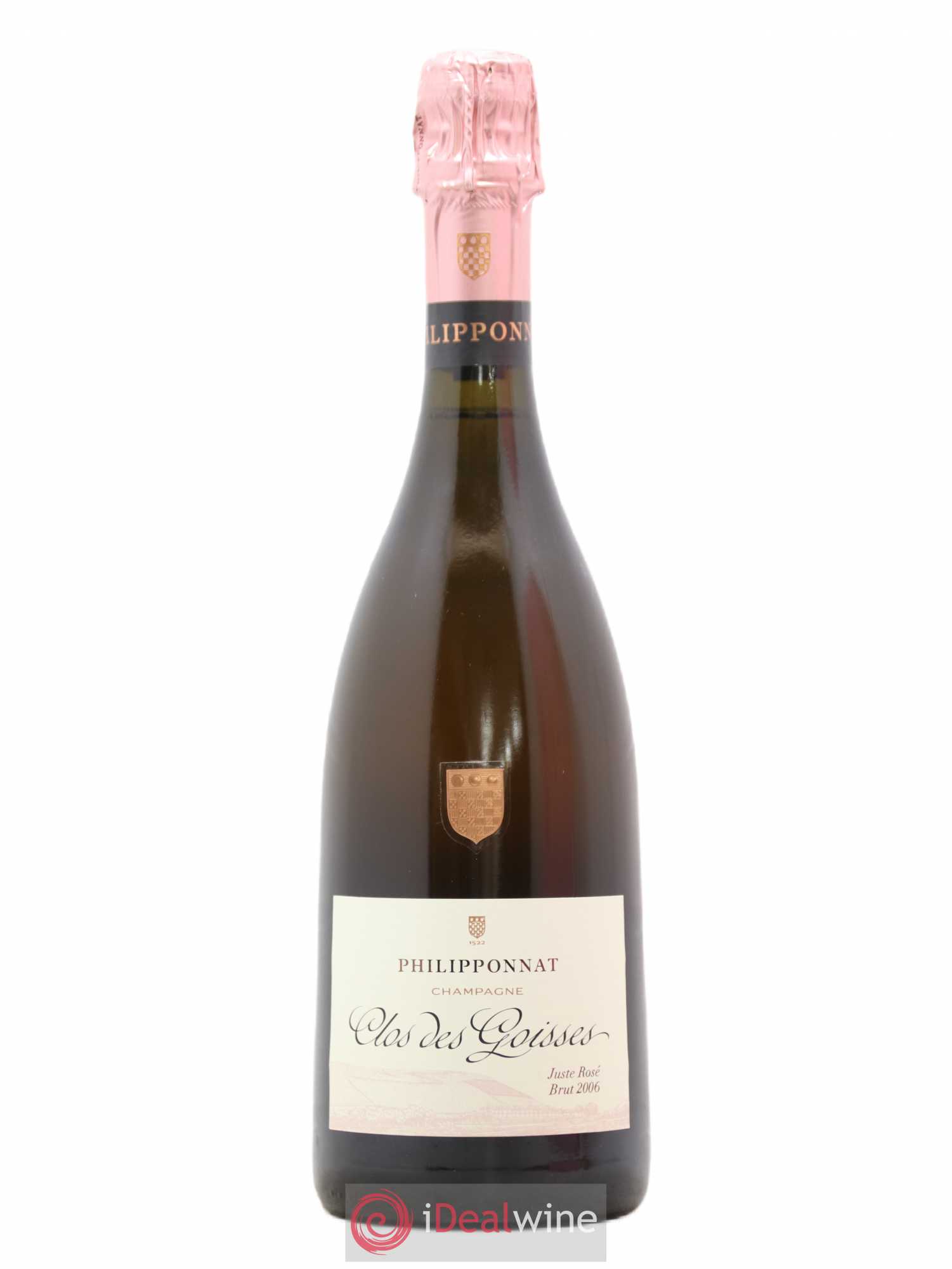 Clos des Goisses Juste Rosé Brut Philipponnat 2009 - Lot de 1 bouteille - 1
