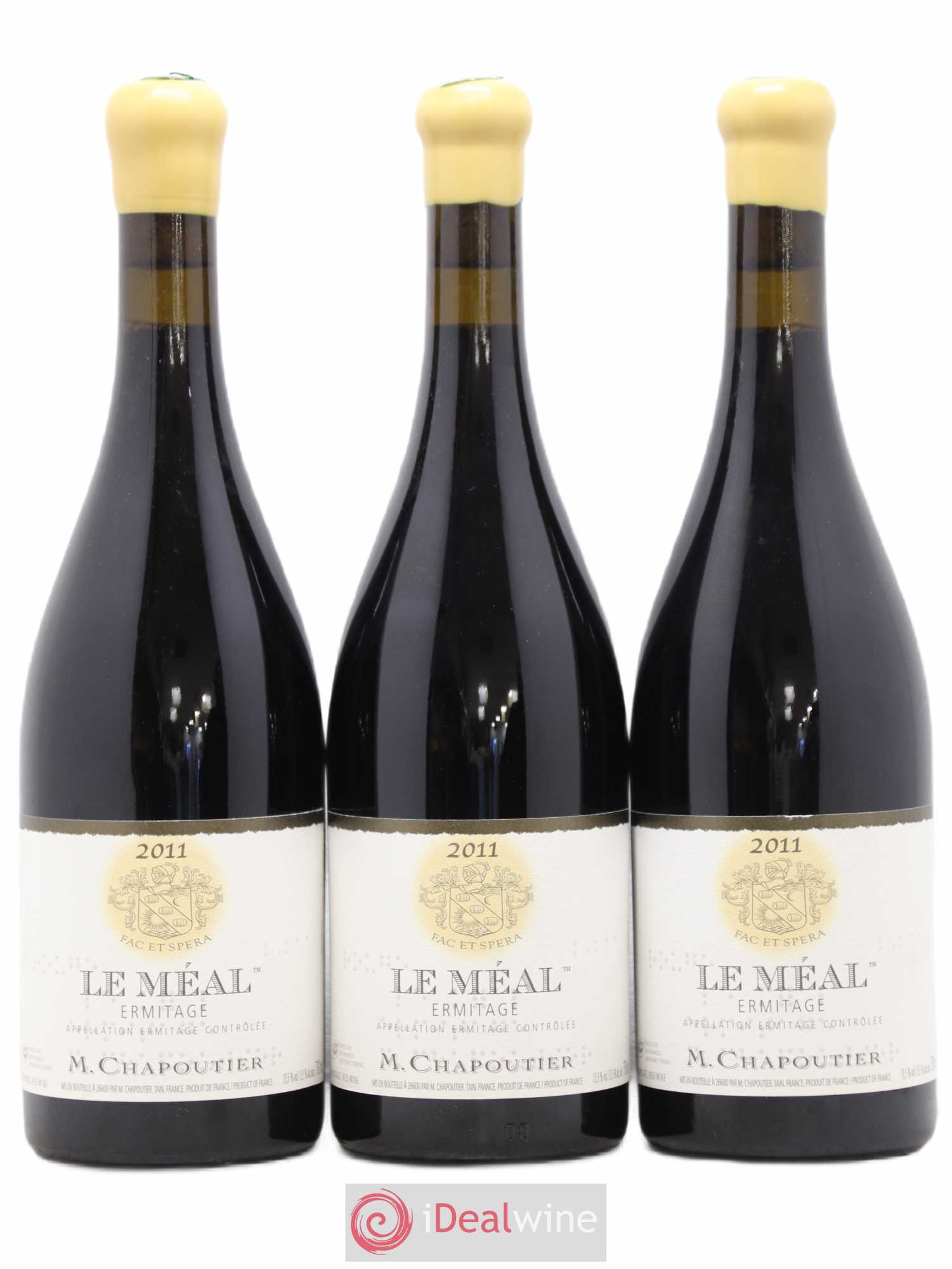 Hermitage Ermitage Le Méal Chapoutier 2011 - Lot de 3 bouteilles - 0