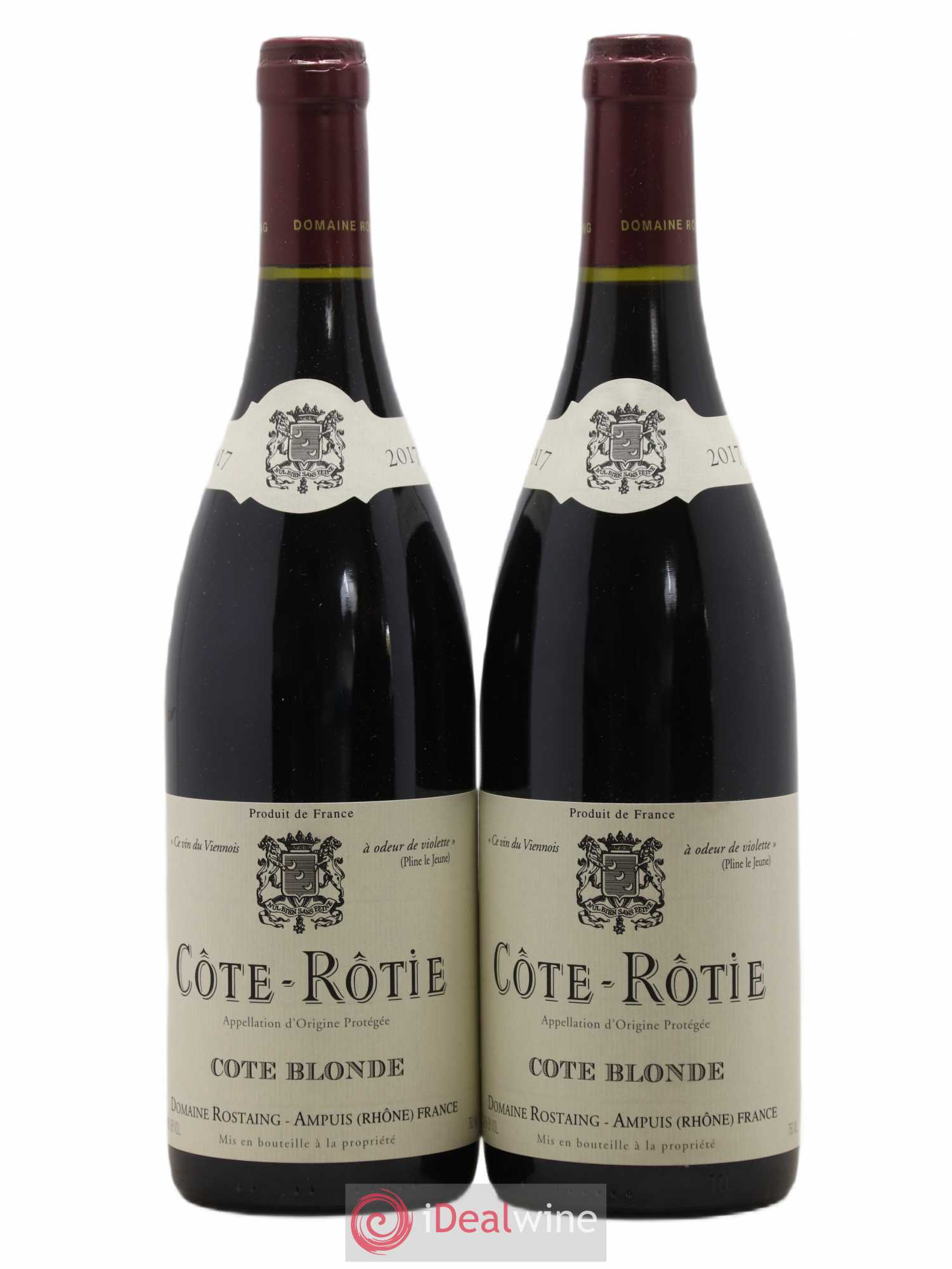 Côte-Rôtie Côte Blonde René Rostaing 2017 - Lotto di 2 bottiglie - 0