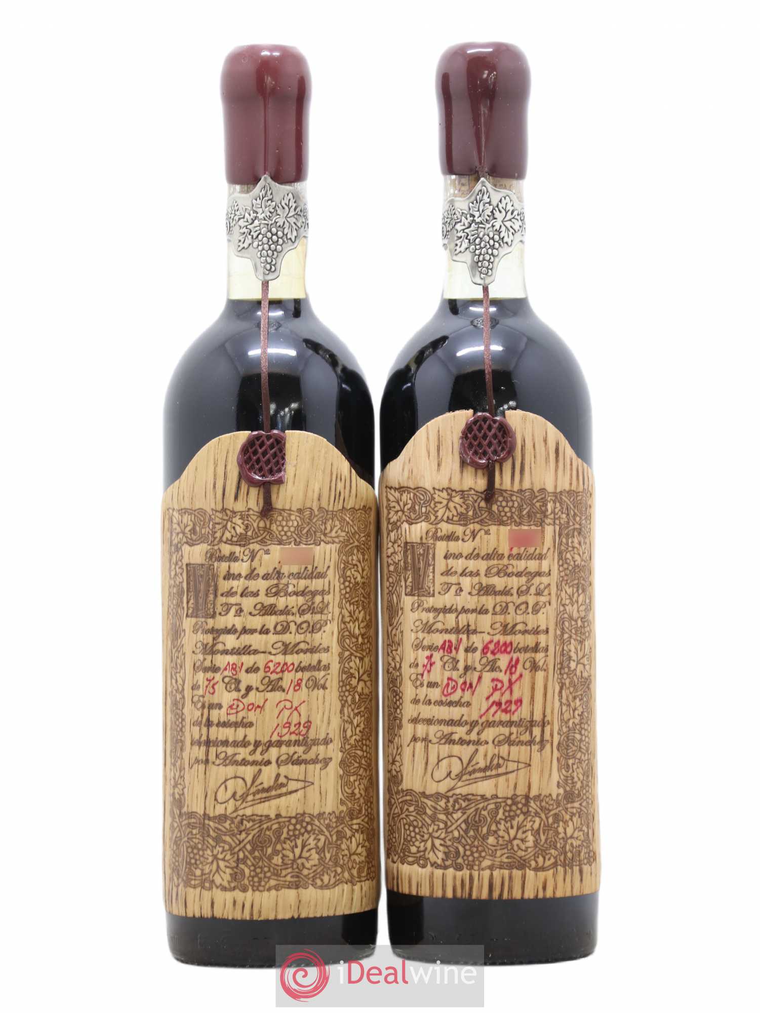 Montilla Moriles Don Px Toro Albala Convento Seleccion 1929 - Posten von 2 Flaschen - 0