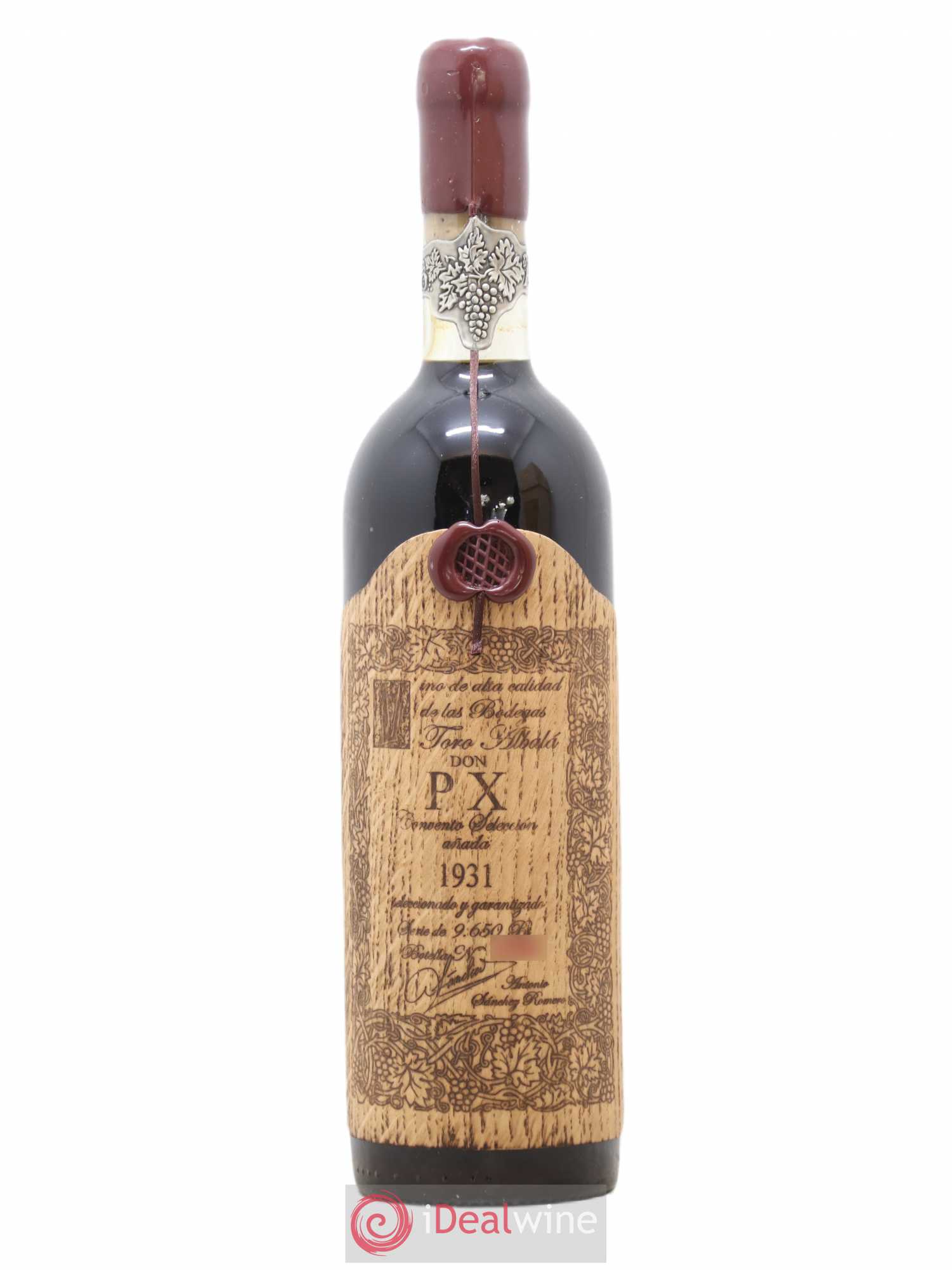 Montilla Moriles Don Px Toro Albala Convento Seleccion 1931 - Posten von 1 Flasche - 1