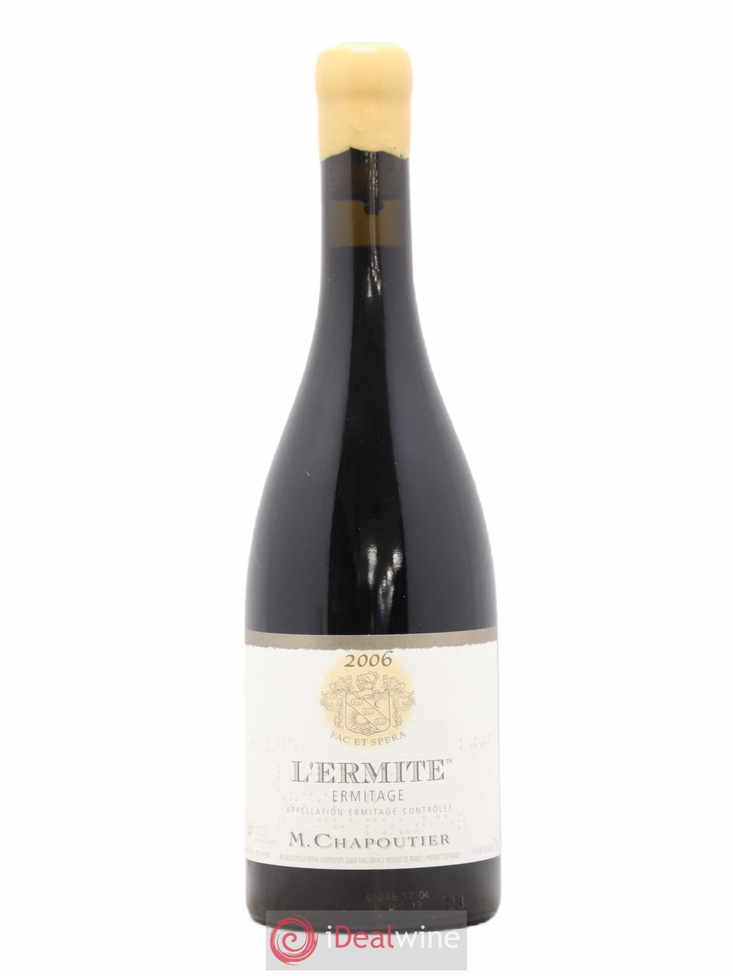 Hermitage Ermitage l'Ermite Chapoutier 2006 - Lot de 1 bouteille - 0