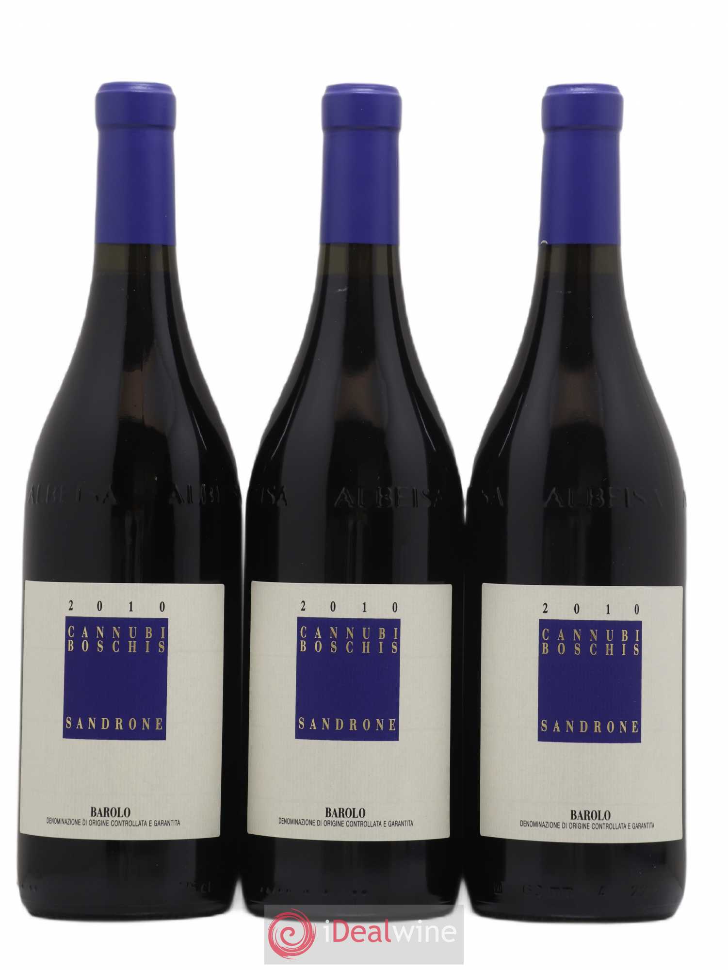 Barolo DOCG Aleste (anciennement Cannubi Boschis) Luciano Sandrone 2010 - Lot de 3 bouteilles - 0