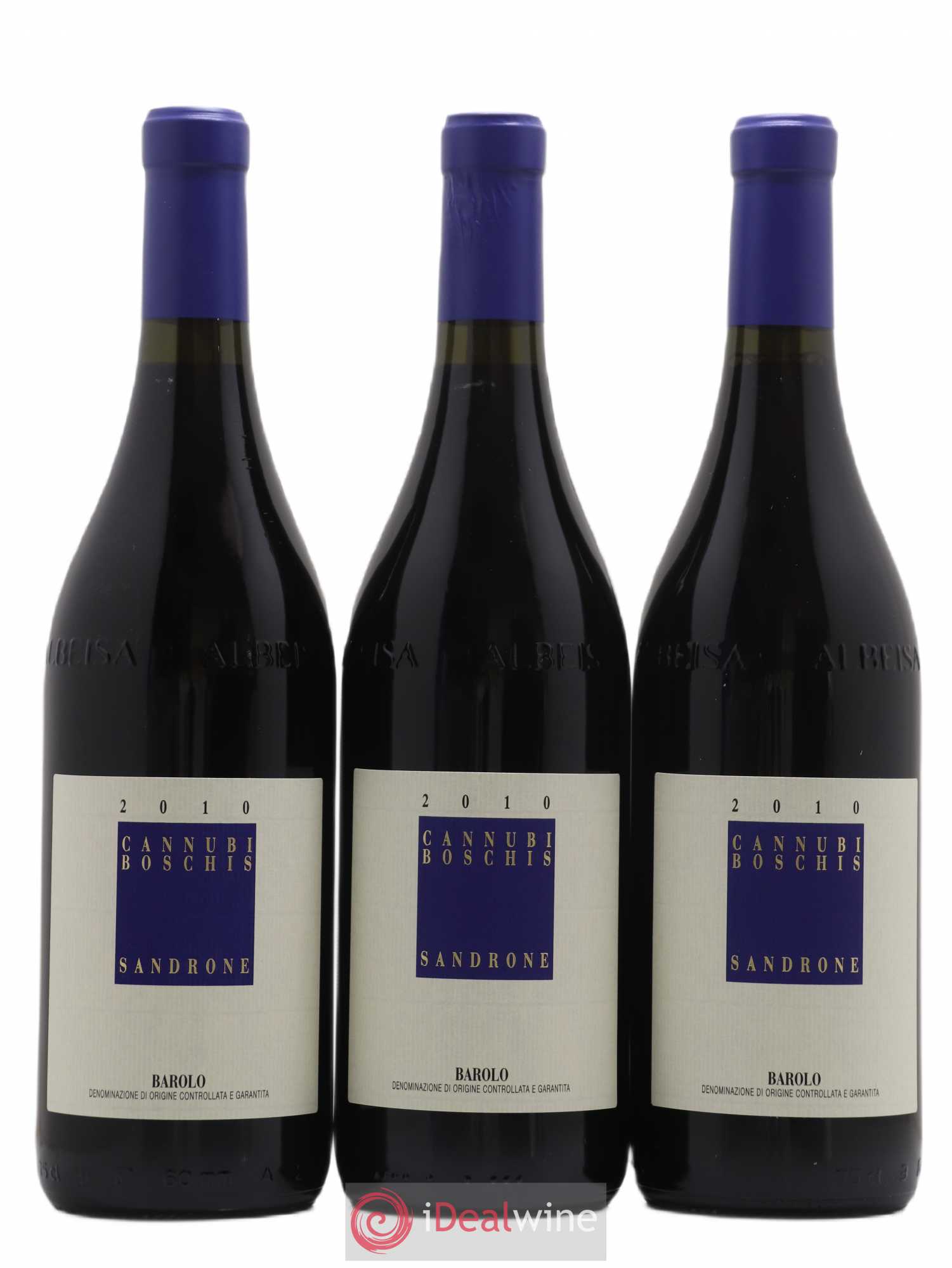 Barolo DOCG Aleste (anciennement Cannubi Boschis) Luciano Sandrone 2010 - Lot de 3 bouteilles - 0