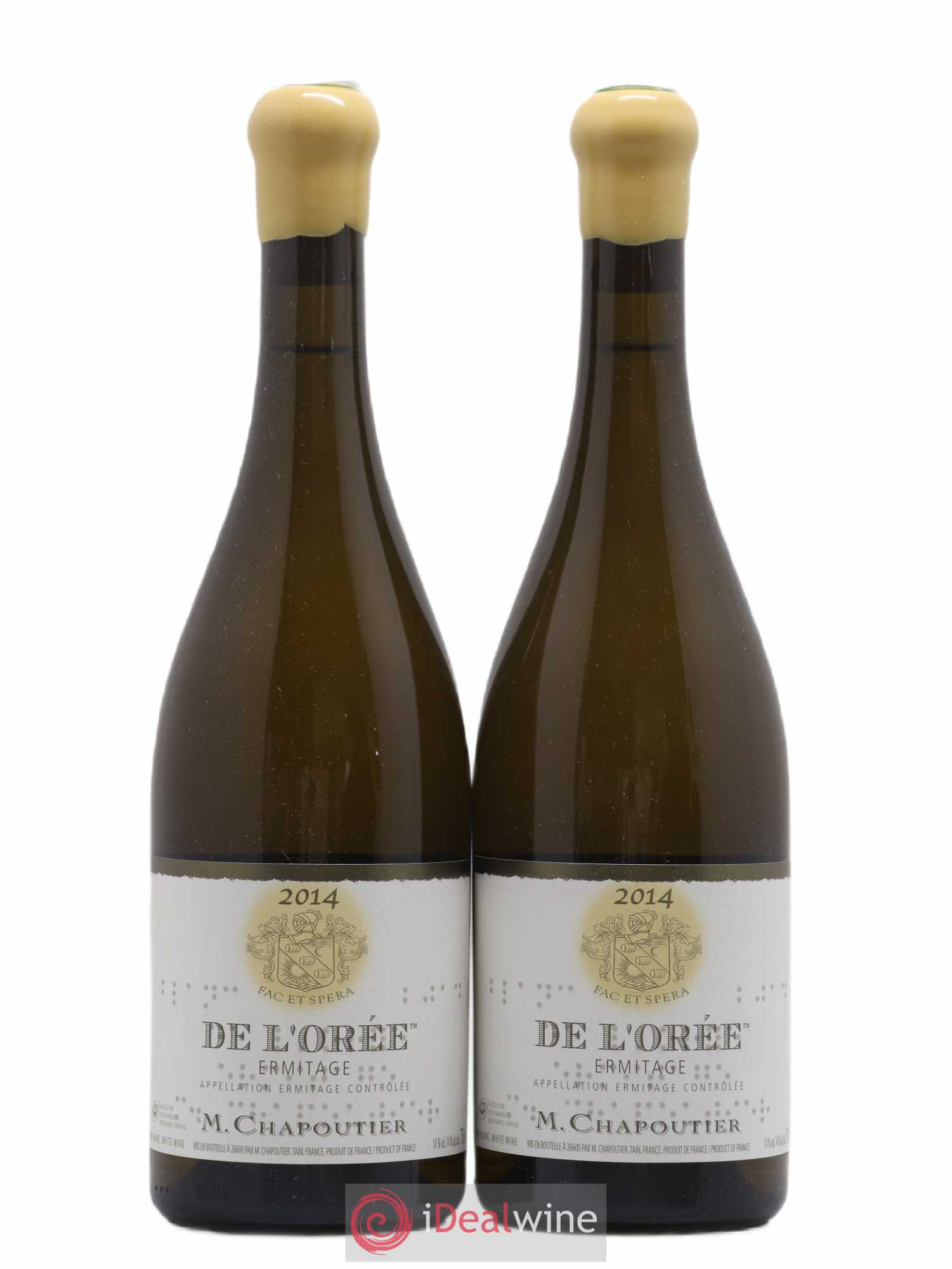 Hermitage Ermitage de l'Orée Chapoutier 2014 - Lot de 2 bouteilles - 0