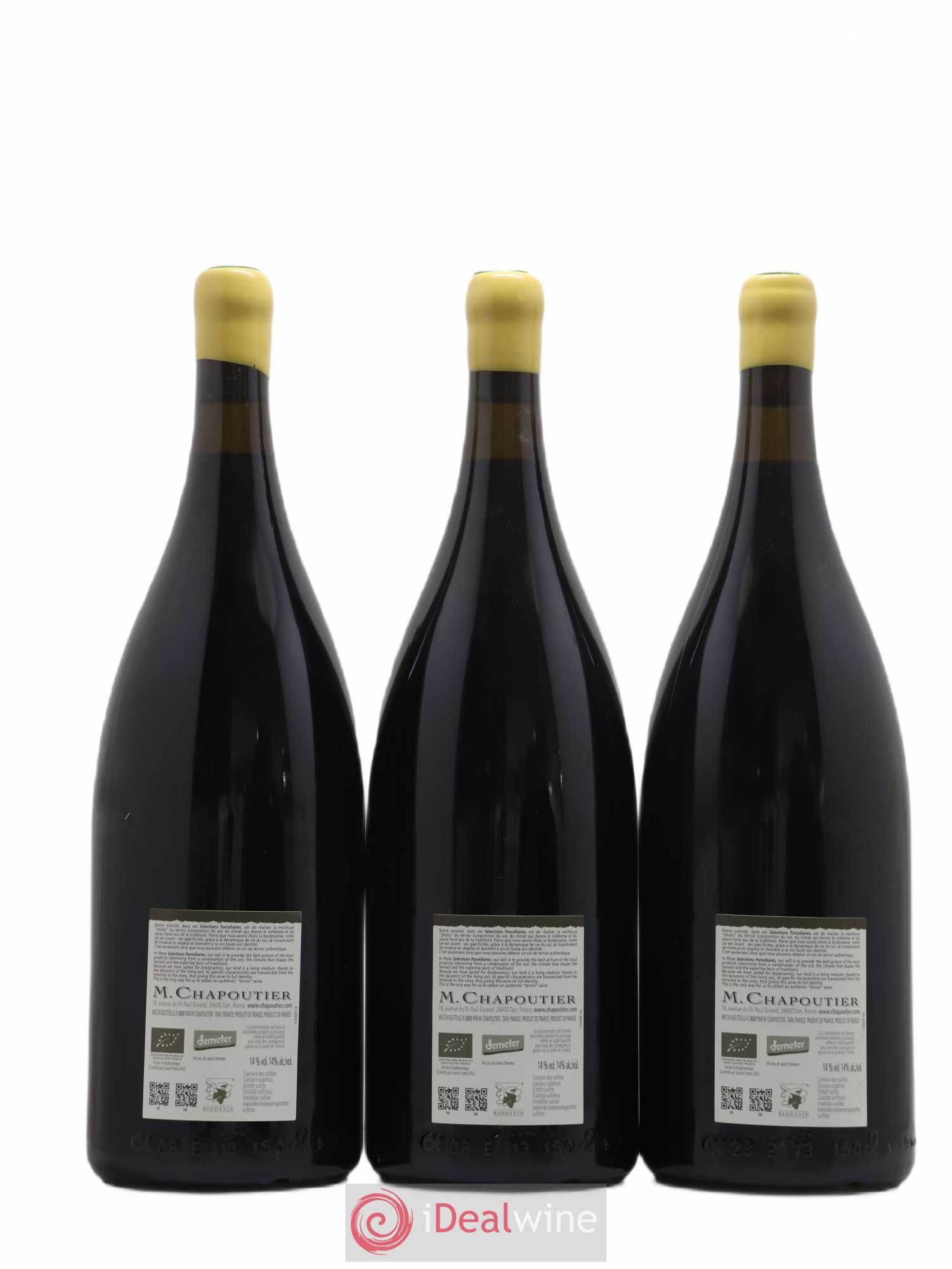 Hermitage Ermitage l'Ermite Chapoutier 2012 - Lot de 3 magnums - 1