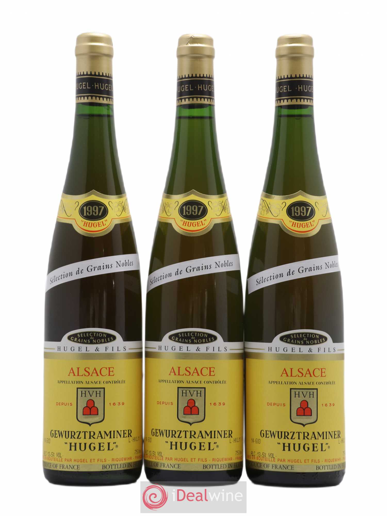 Gewurztraminer Sélection de Grains Nobles Hugel (Domaine) 1997 - Lotto di 3 bottiglie - 0