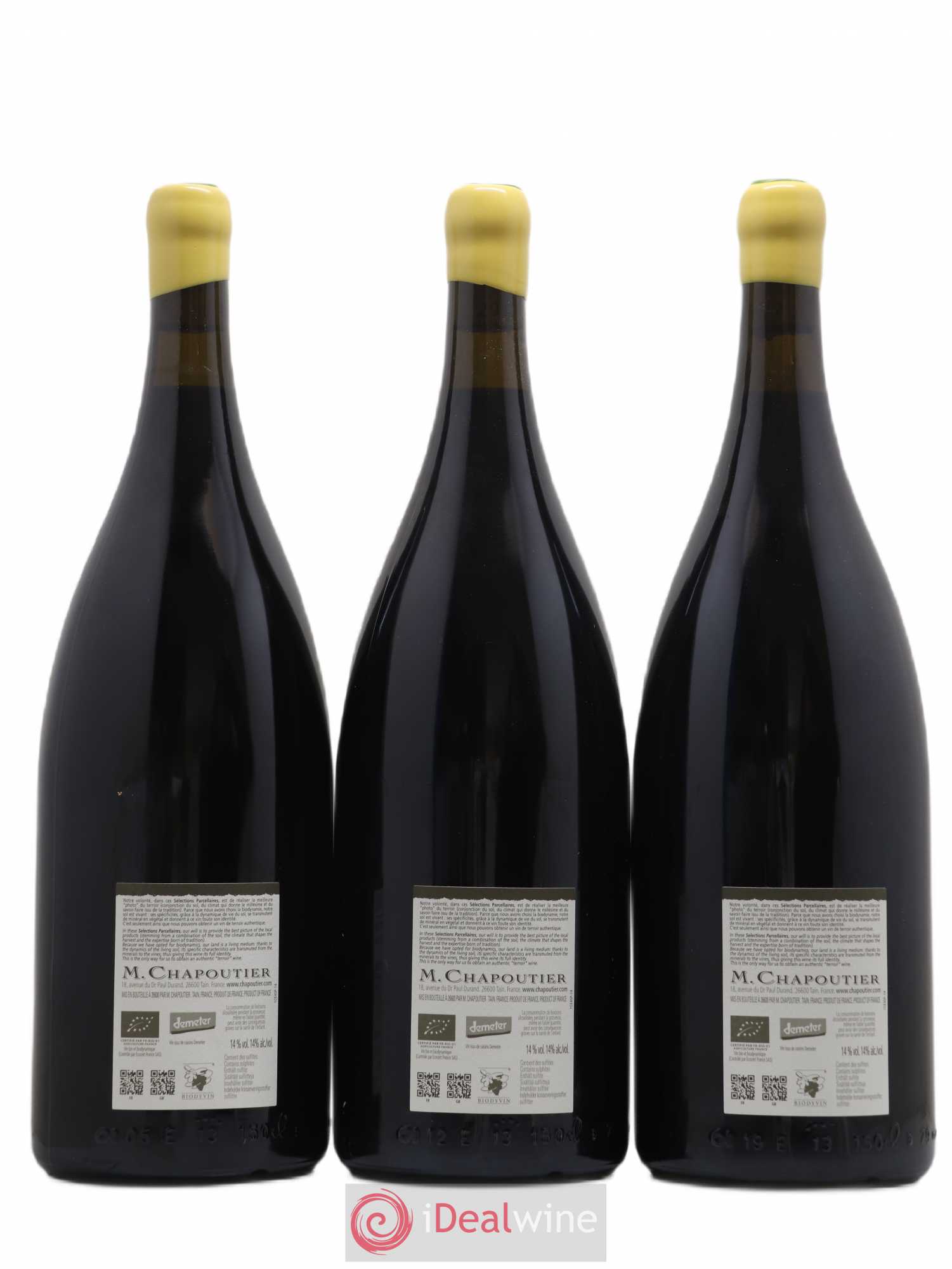 Hermitage Ermitage l'Ermite Chapoutier 2012 - Lot de 3 magnums - 1
