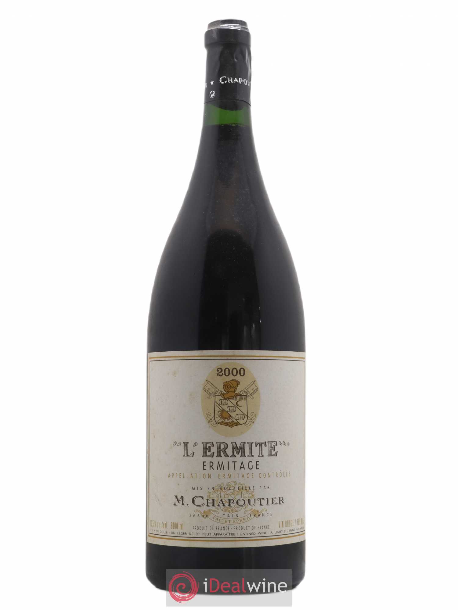 Hermitage Ermitage l'Ermite Chapoutier 2000 - Lot de 1 double magnum - 0