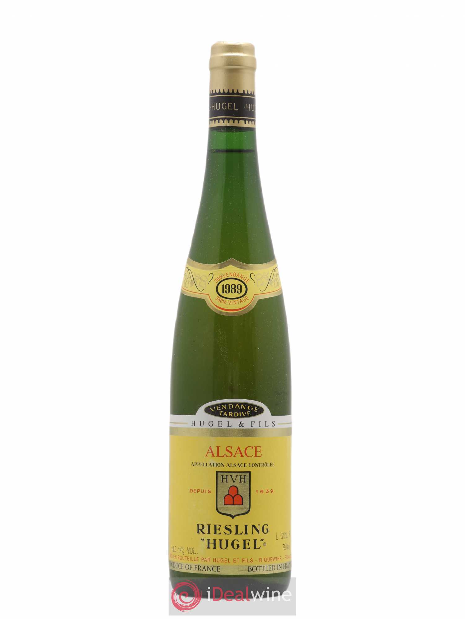 Riesling Vendanges Tardives Hugel (Domaine) 1989 - Lotto di 1 bottiglia - 0