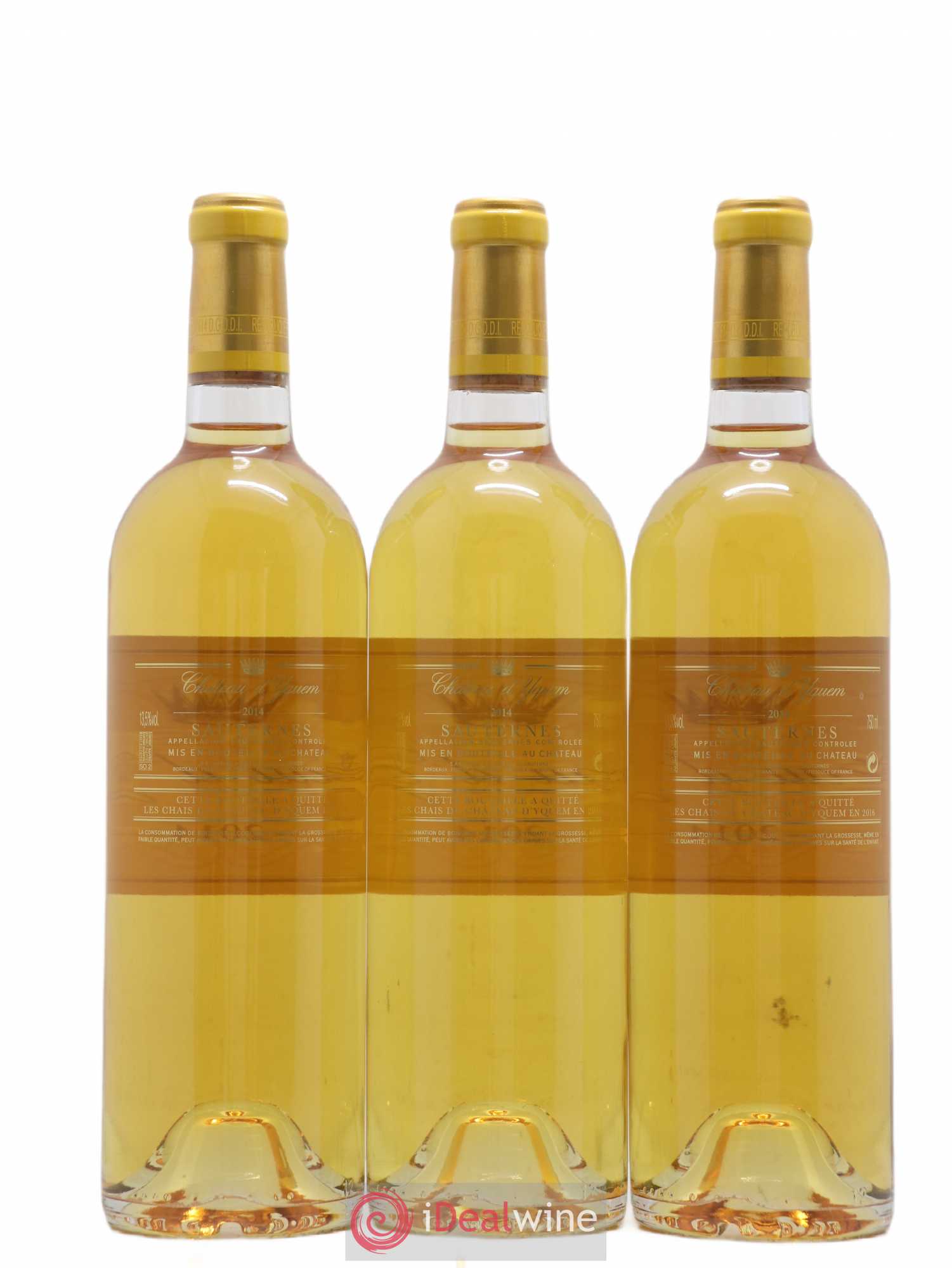 Château d' Yquem 1er Cru Classé Supérieur 2014 - Lotto di 3 bottiglie - 1