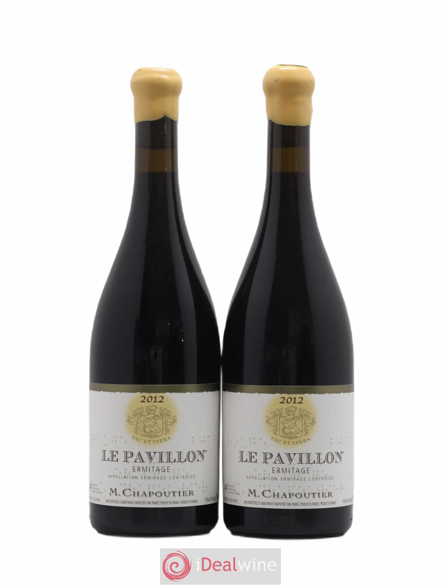 Hermitage Ermitage Le Pavillon Chapoutier 2012 - Lot de 2 bouteilles - 0