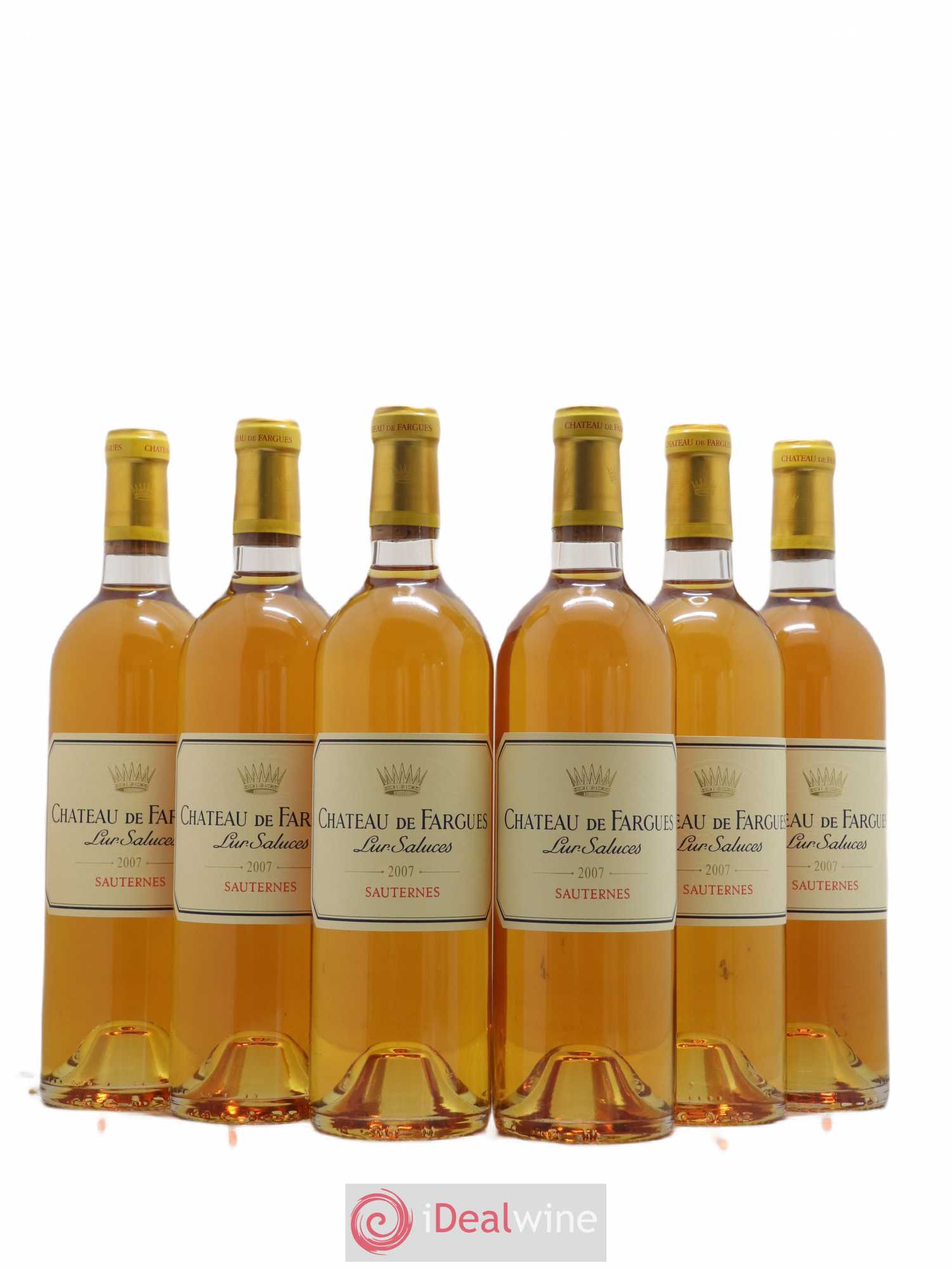 Château de Fargues 2007 - Lotto di 6 bottiglie - 0