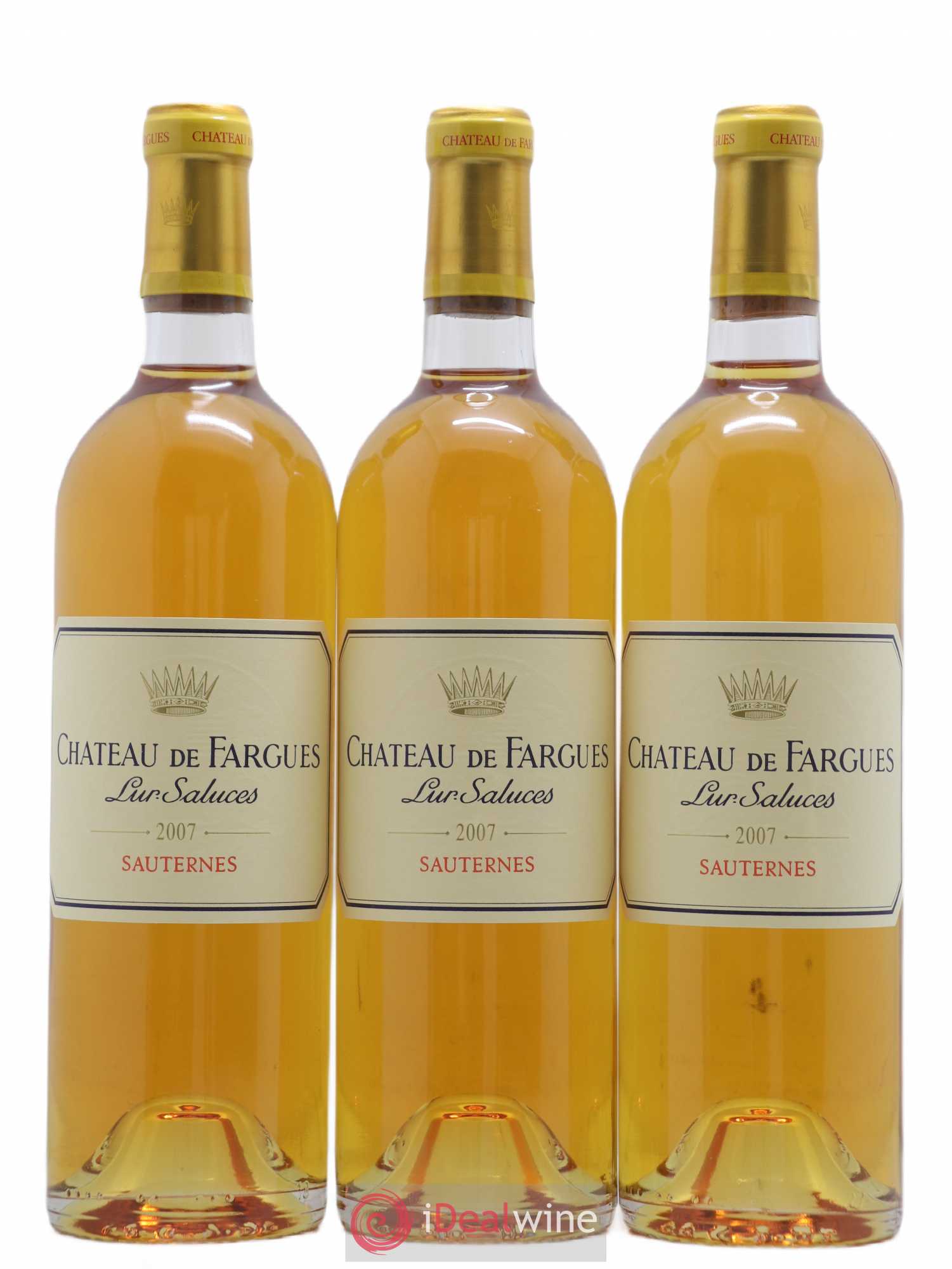 Château de Fargues 2007 - Lotto di 3 bottiglie - 0