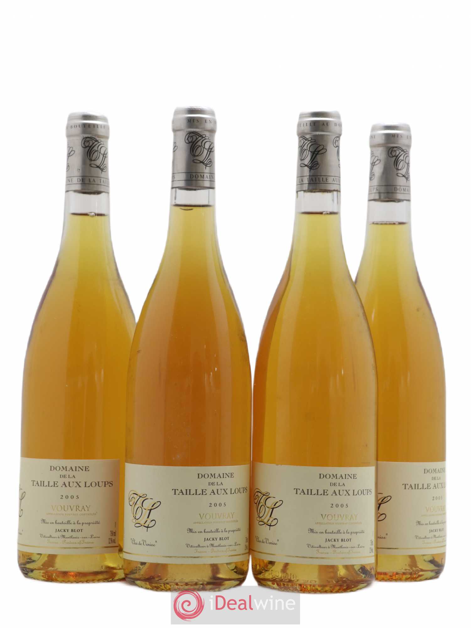 Vouvray Clos de Venise La Taille aux Loups 2005 - Lotto di 4 bottiglie - 0