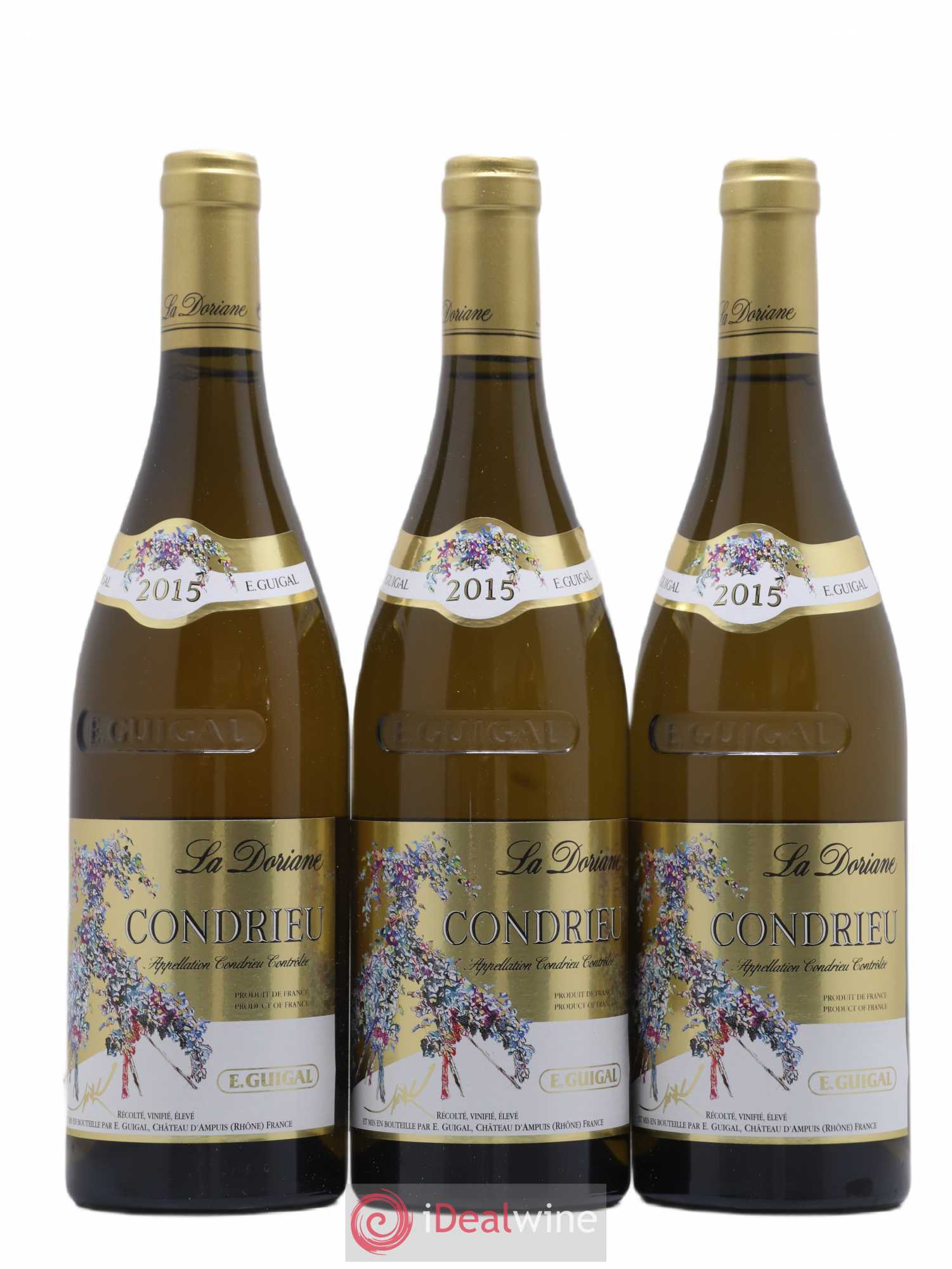 Condrieu La Doriane Guigal 2015 - Lot de 3 bouteilles - 0