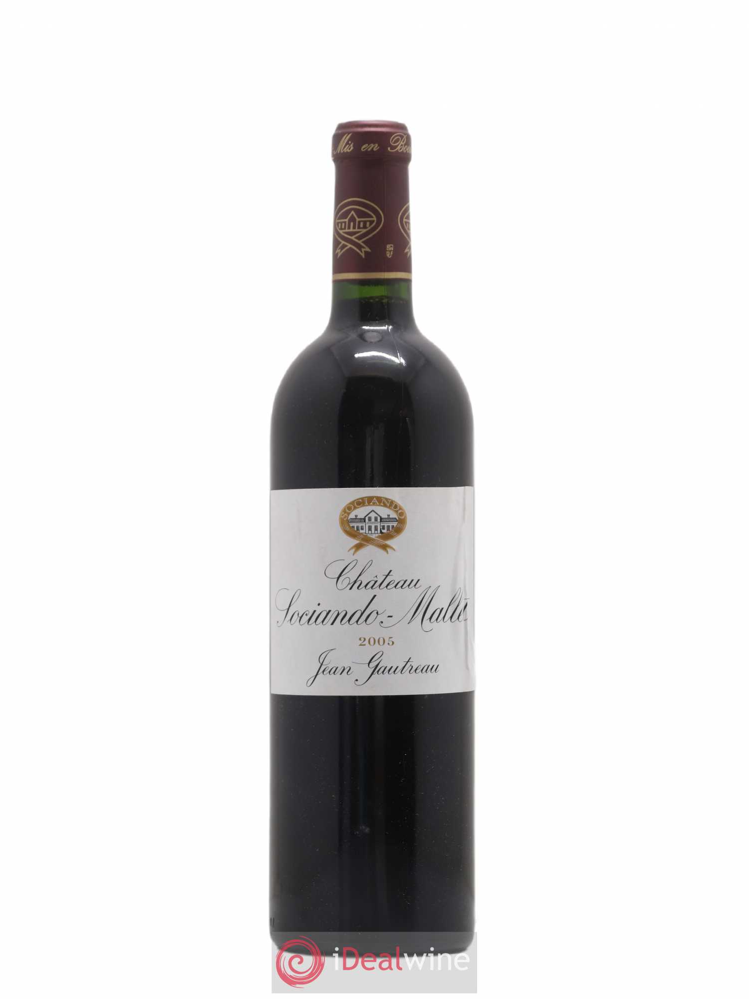 Château Sociando Mallet 2005 - Lot de 1 bouteille - 0