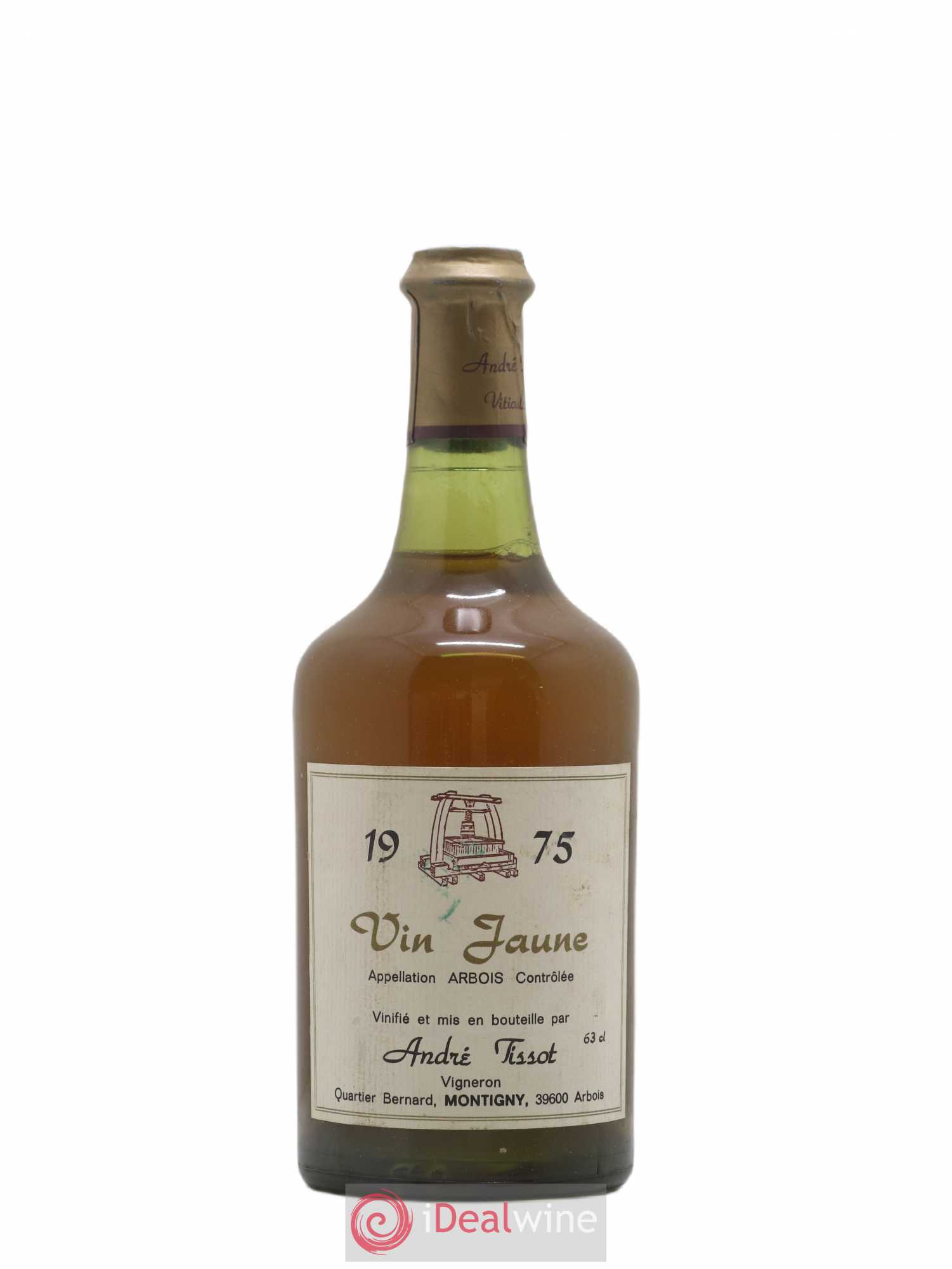 Arbois Vin Jaune 1975 - Posten von 1 Flasche - 0