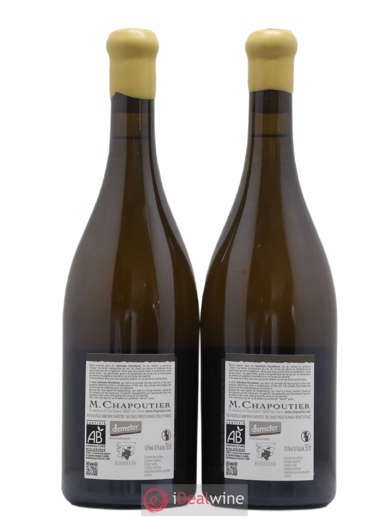 Hermitage Ermitage l'Ermite Chapoutier 2009 - Lot de 2 bouteilles - 1