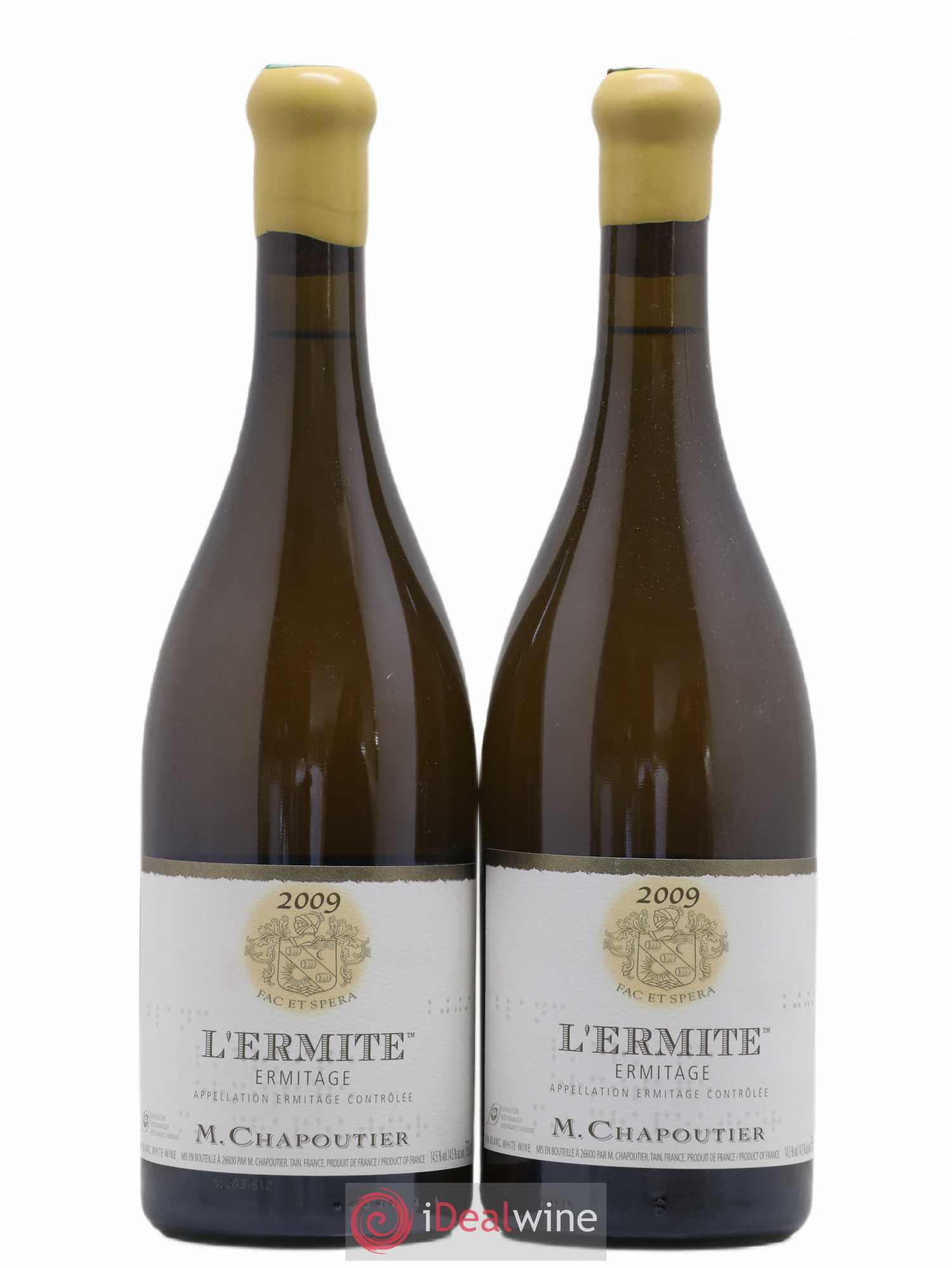 Hermitage Ermitage l'Ermite Chapoutier 2009 - Lot de 2 bouteilles - 0