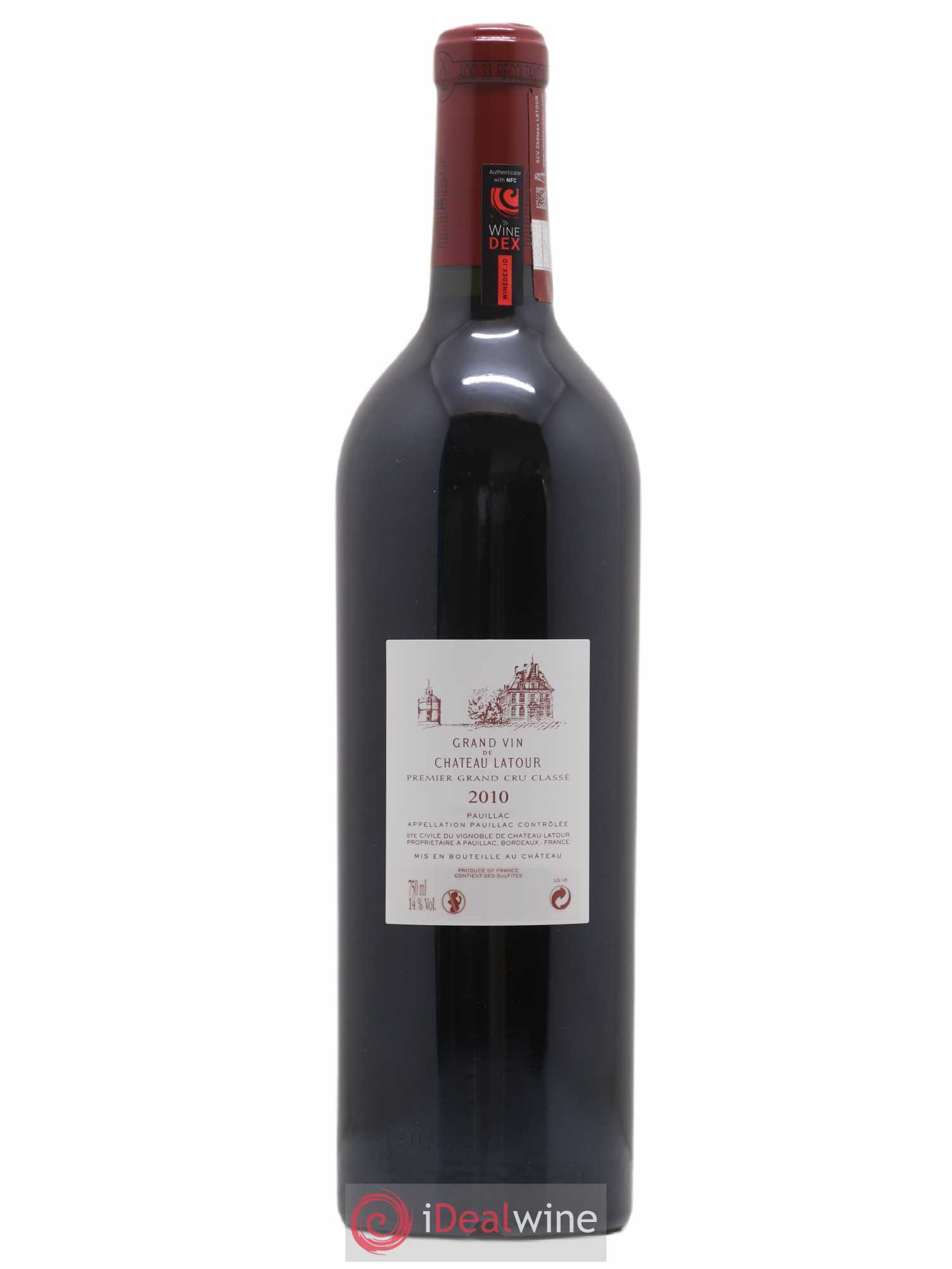Château Latour 1er Grand Cru Classé 2010 - Lot de 1 bouteille - 1