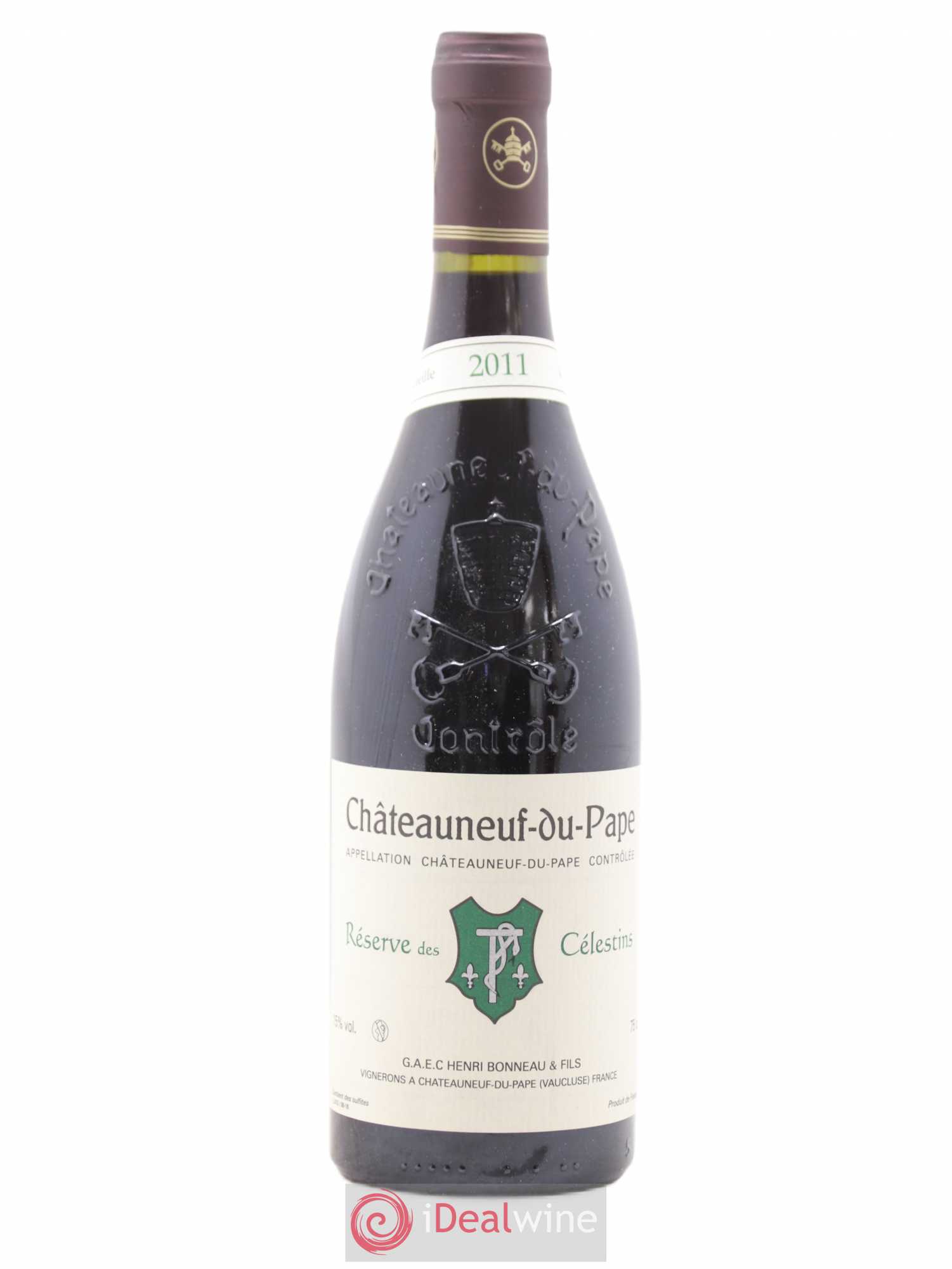 Châteauneuf-du-Pape Réserve des Célestins Henri Bonneau & Fils 2011 - Lot de 1 bouteille - 0