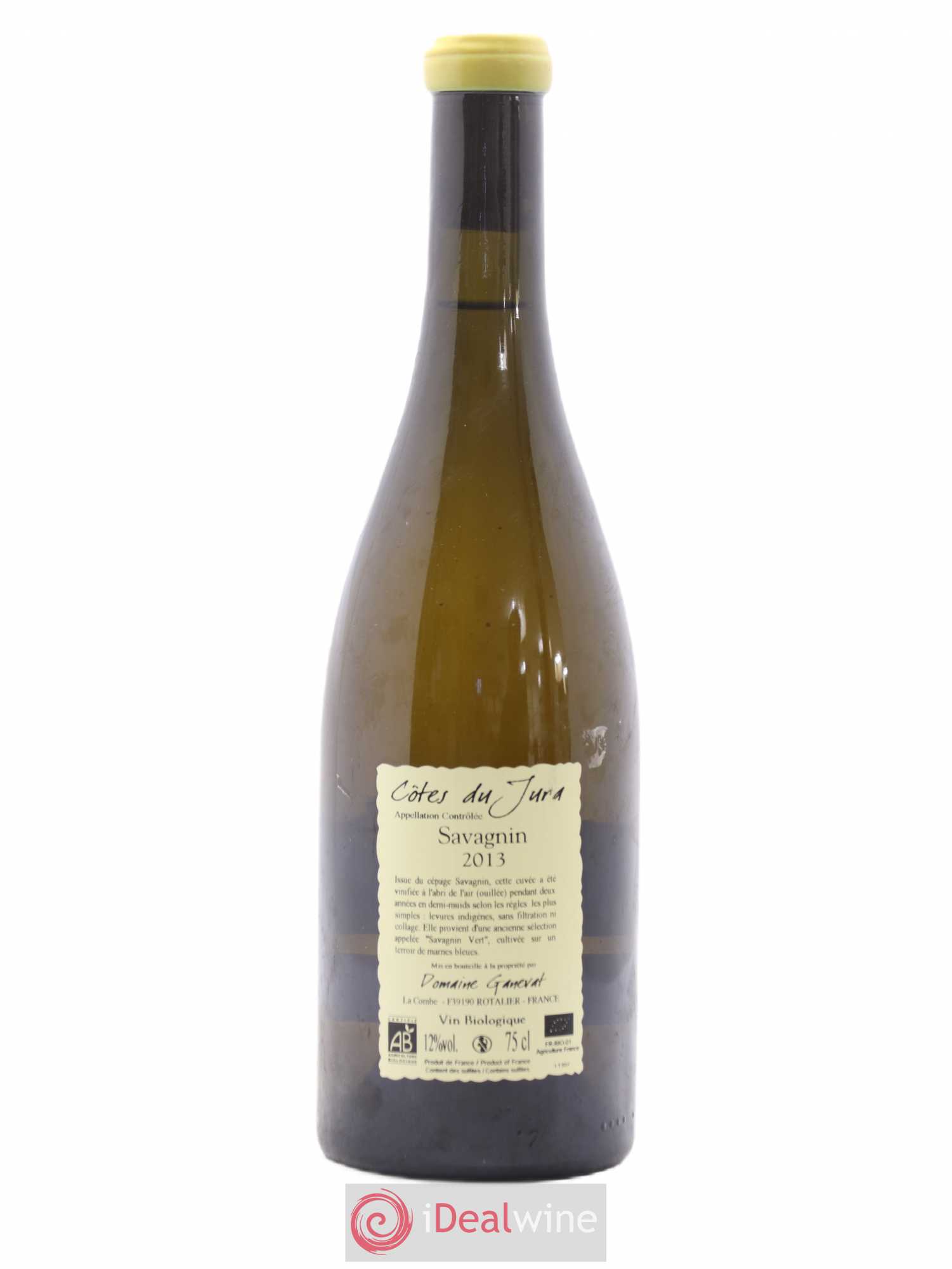 Côtes du Jura Les Chalasses Marnes Bleues Jean-François Ganevat (Domaine) 2013 - Lot de 1 bouteille - 1