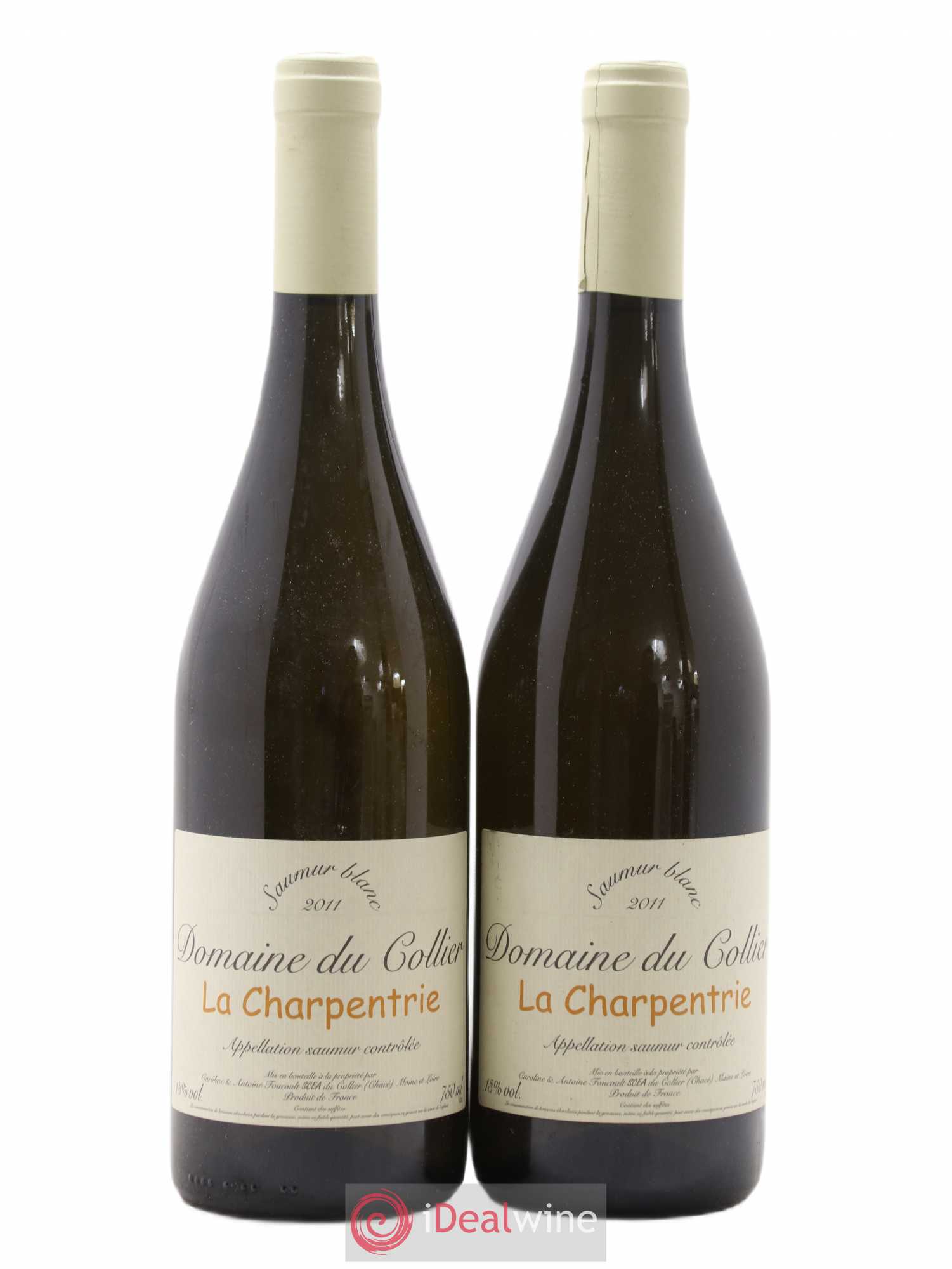 Saumur La Charpentrie Domaine du Collier 2011 - Lot de 2 bouteilles - 0