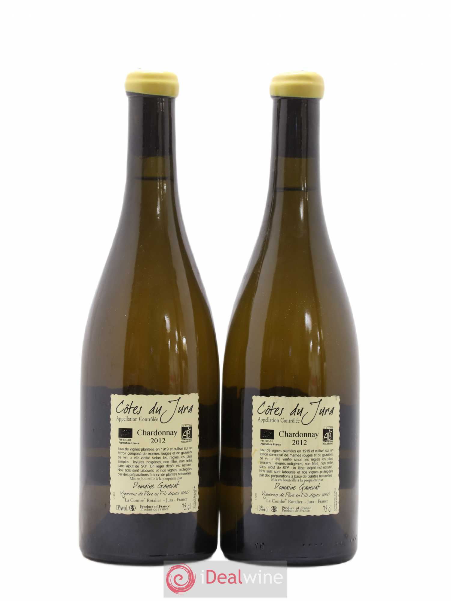 Côtes du Jura Les Grands Teppes Vieilles Vignes Jean-François Ganevat (Domaine) 2012 - Lot de 2 bouteilles - 1