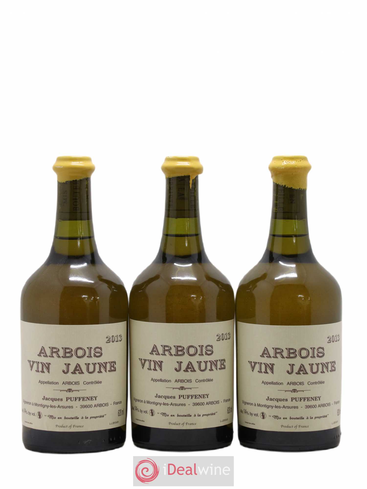 Arbois Vin Jaune Jacques Puffeney 2013 - Lot de 3 bouteilles - 0