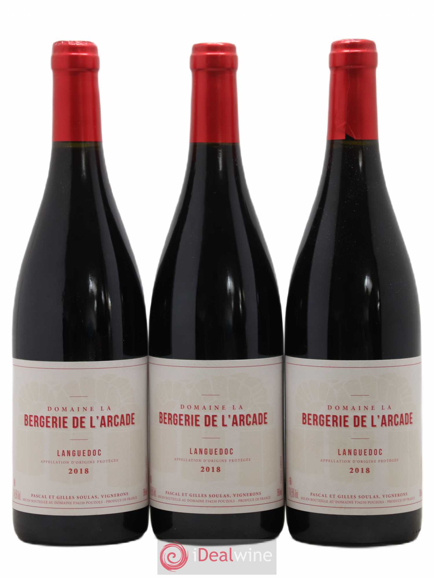 Languedoc La Bergerie de l'Arcade (Domaine) 2018 - Lot de 3 bouteilles - 0