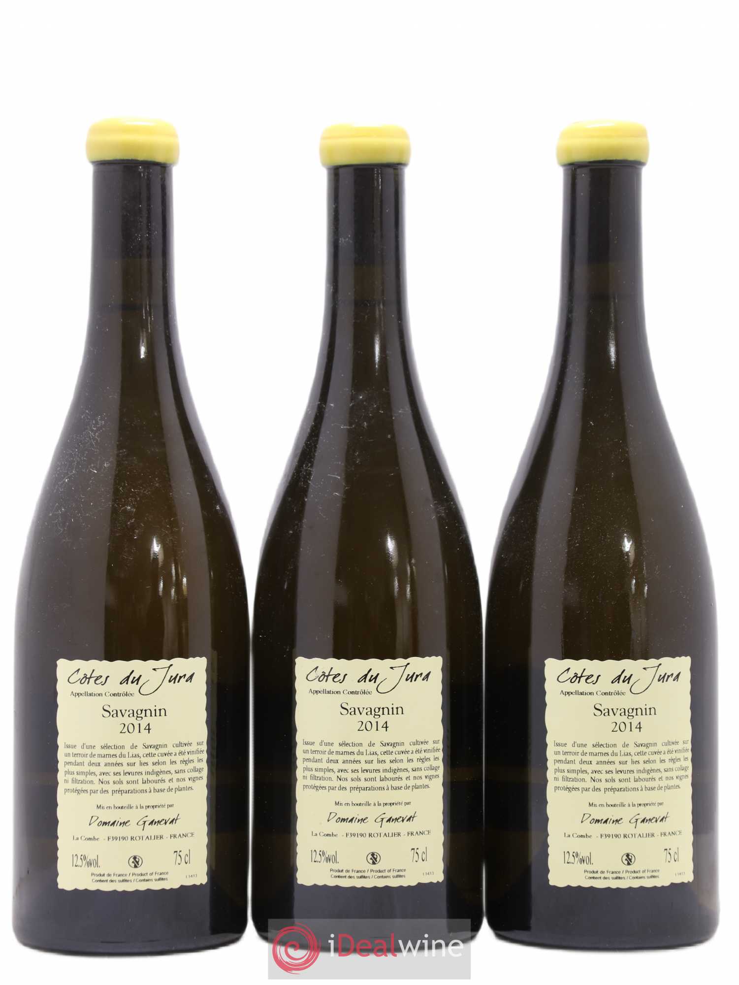 Côtes du Jura Sous la Roche Jean-François Ganevat (Domaine) 2014 - Lot de 3 bouteilles - 1