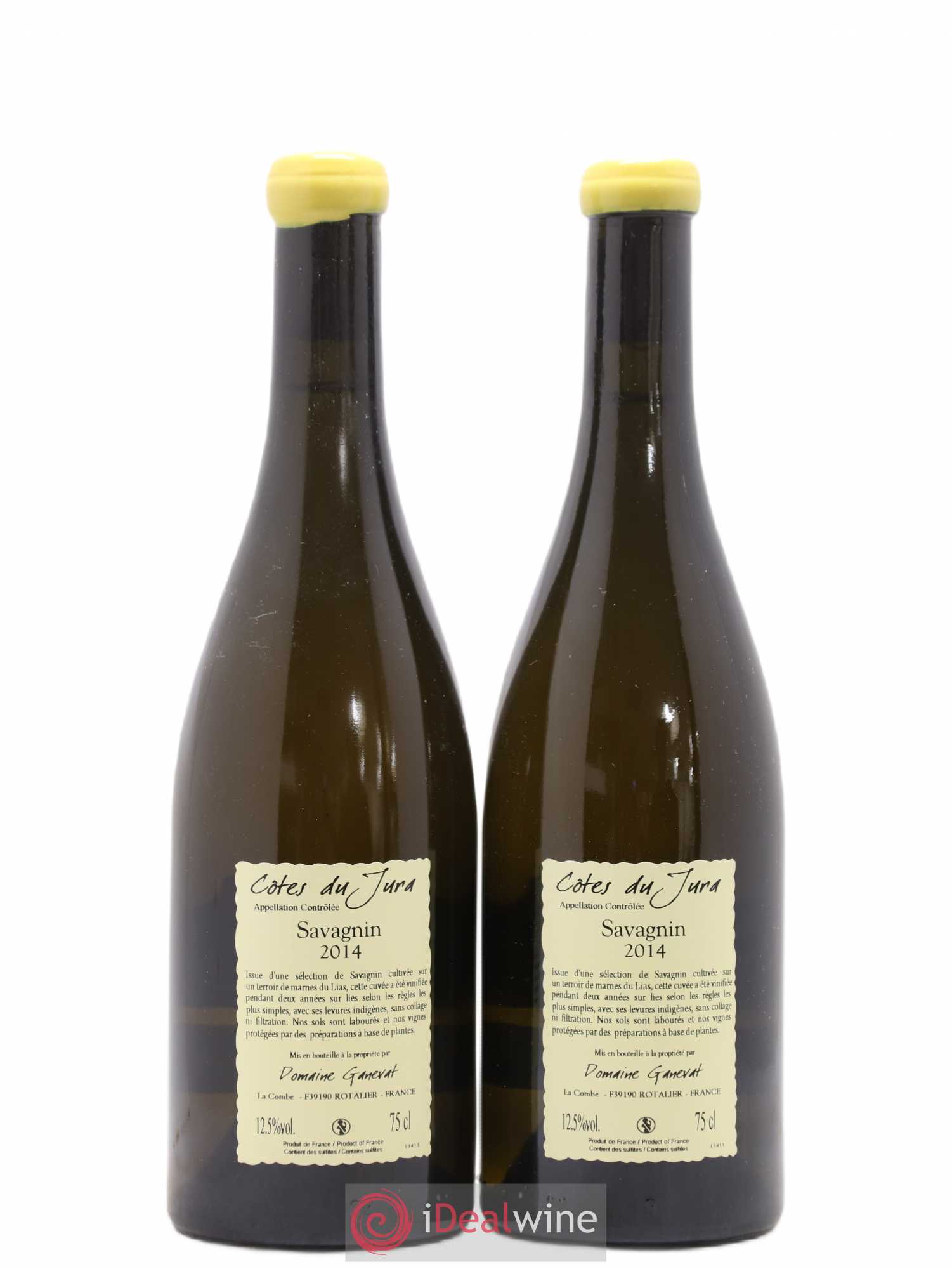 Côtes du Jura Sous la Roche Jean-François Ganevat (Domaine) 2014 - Lot de 2 bouteilles - 1