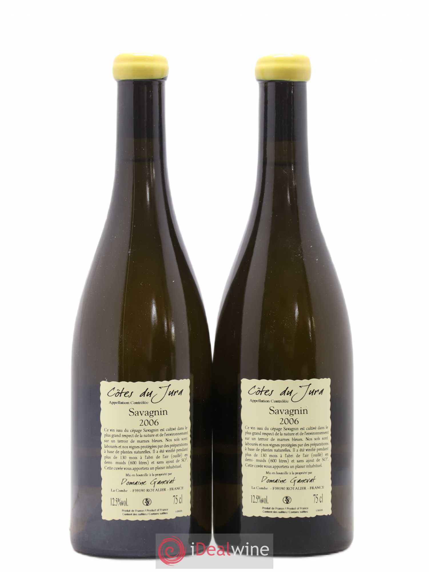 Côtes du Jura Les Vignes de mon Père Jean-François Ganevat (Domaine) 2006 - Lot de 2 bouteilles - 1
