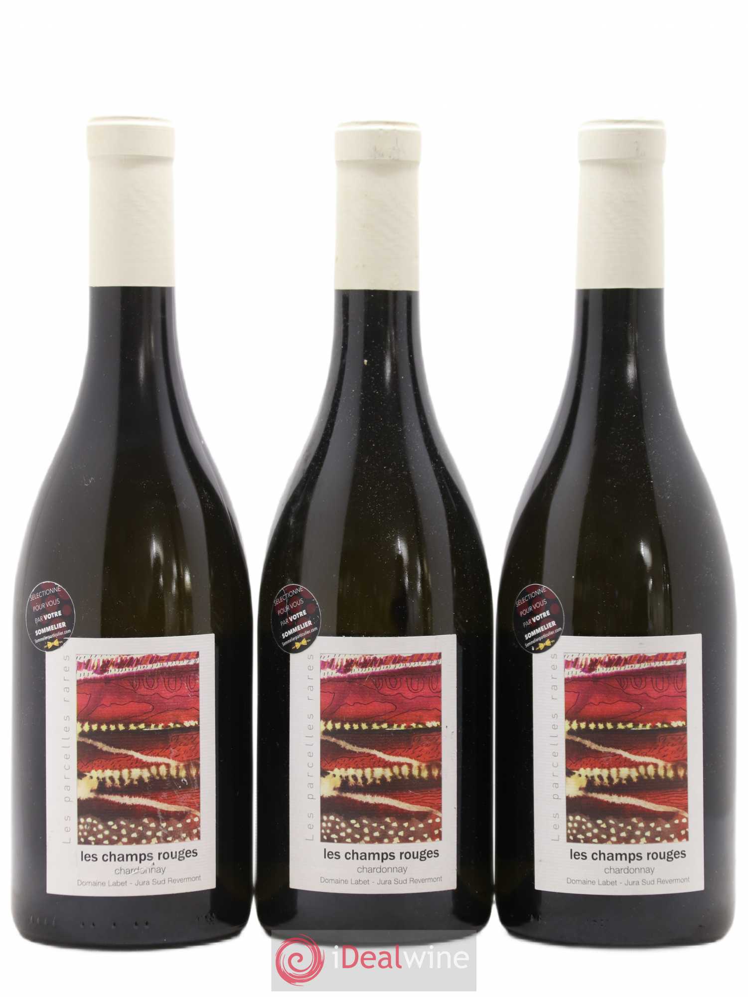 Côtes du Jura Chardonnay Les Champs Rouges Romain - Julien - Charline Labet 2015 - Posten von 3 Flaschen - 0