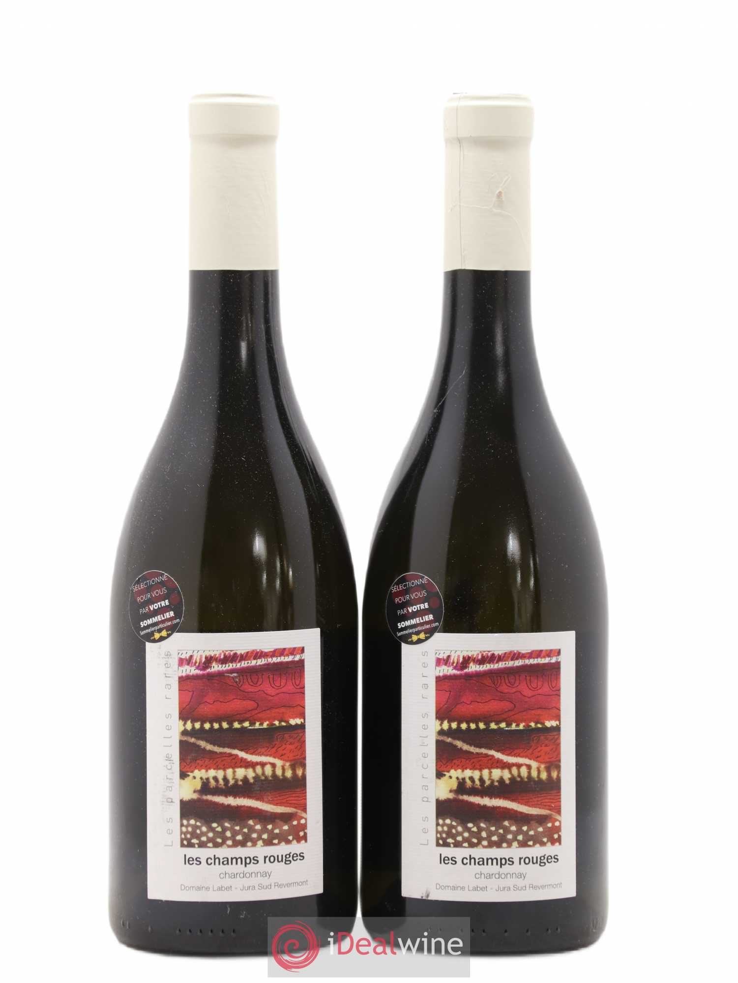 Côtes du Jura Chardonnay Les Champs Rouges Romain - Julien - Charline Labet 2015 - Lot de 2 bouteilles - 0