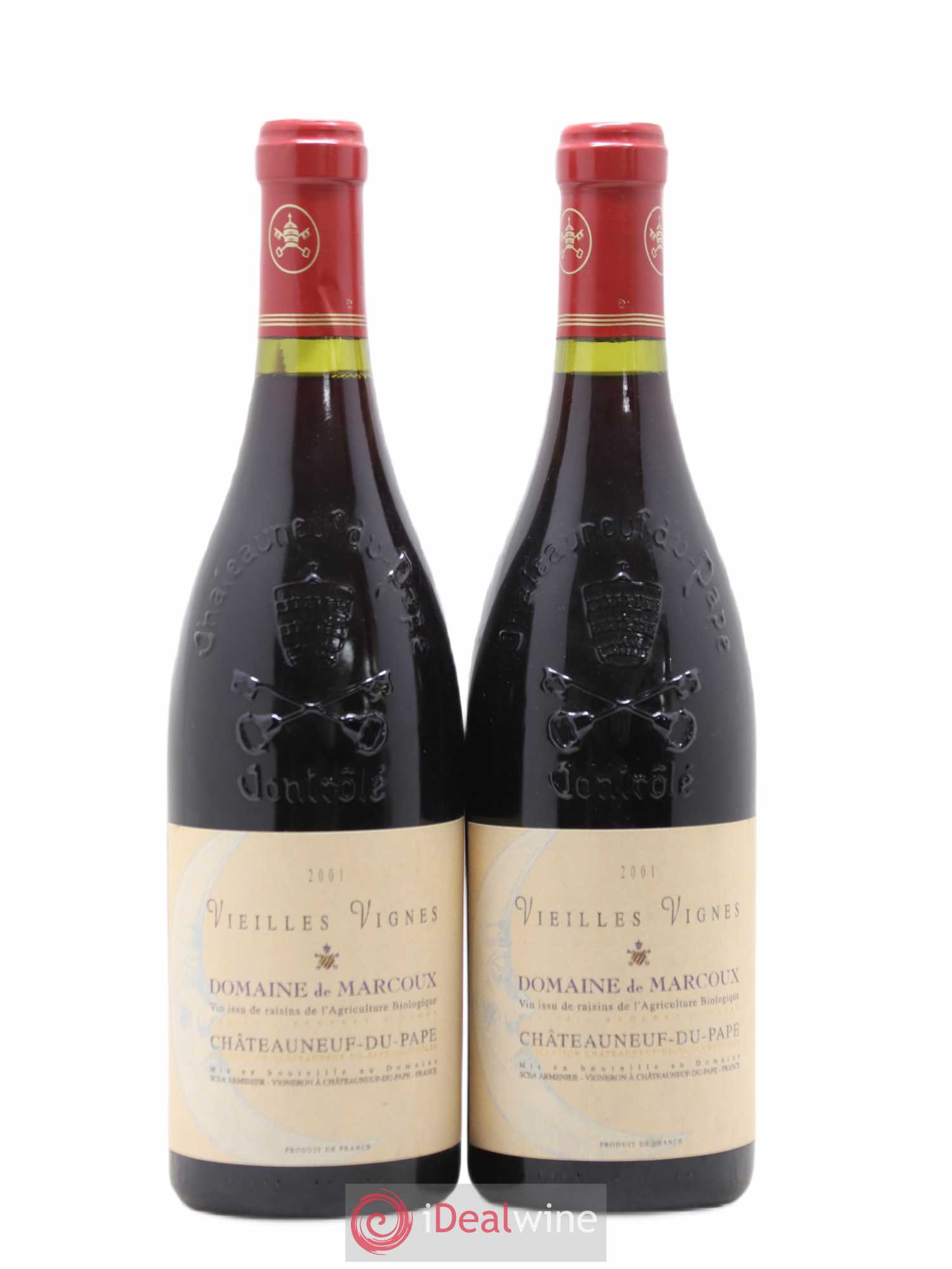 Châteauneuf-du-Pape Vieilles Vignes Marcoux (Domaine de) 2001 - Lot de 2 bouteilles - 0