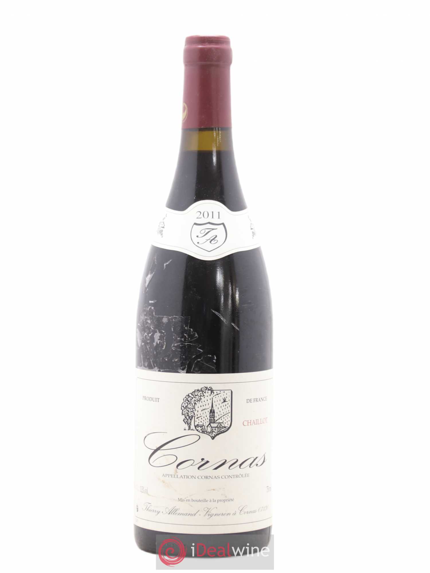 Cornas Chaillot Thierry Allemand 2011 - Lot de 1 bouteille - 0
