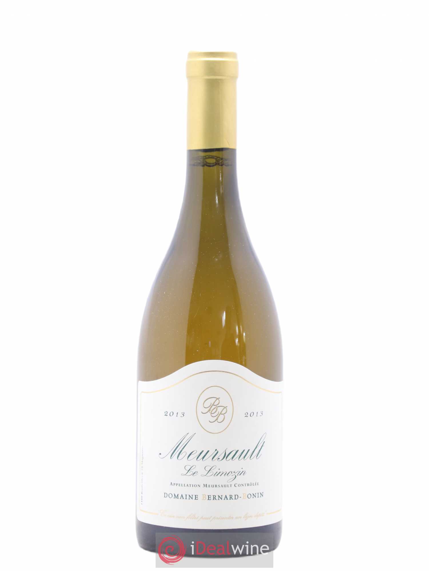 Meursault Le Limozin Bernard Bonin 2013 - Lot de 1 bouteille - 0